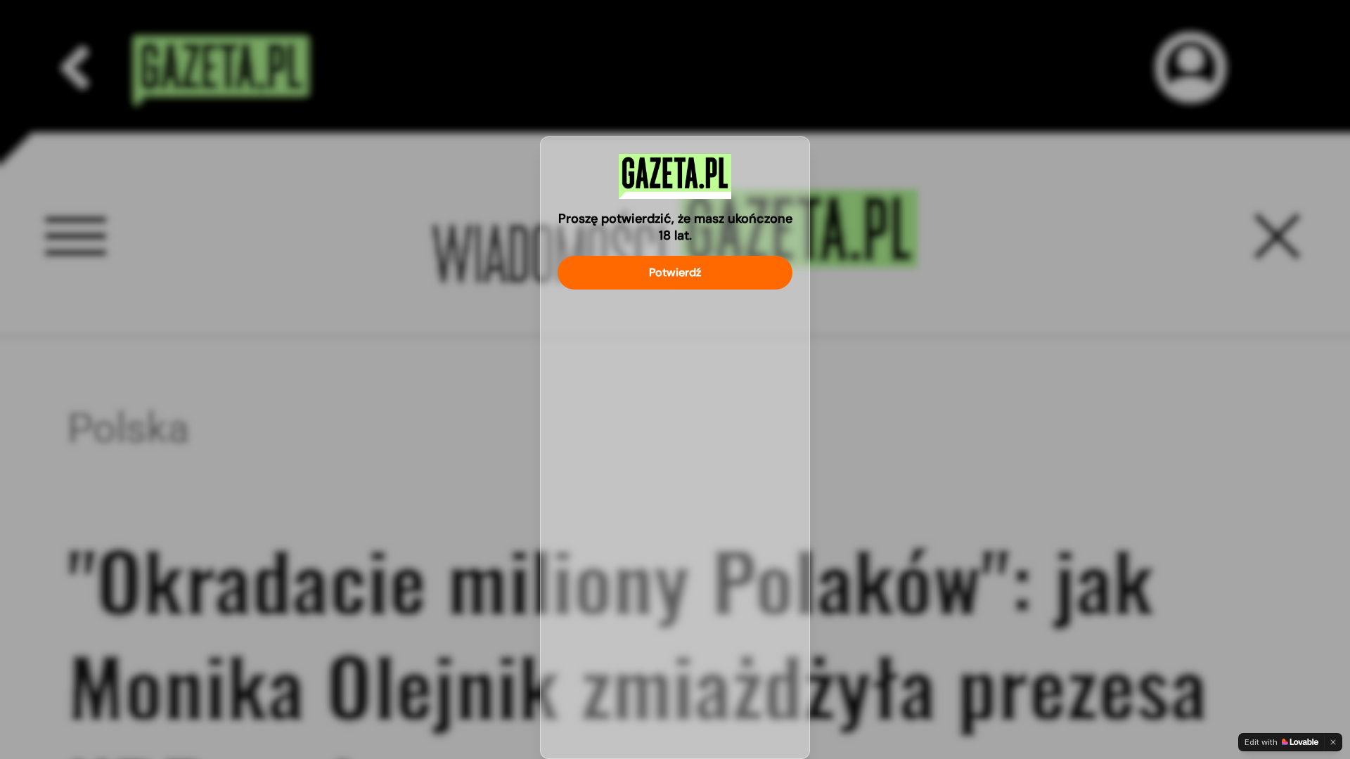 Screenshot of clockwork-pozna.lovable.app