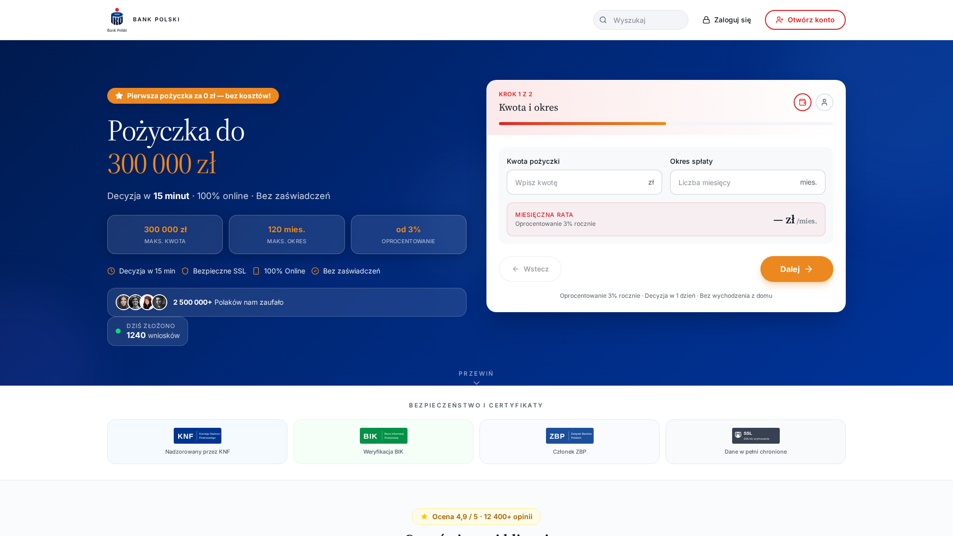 Screenshot of kredyt-24.site