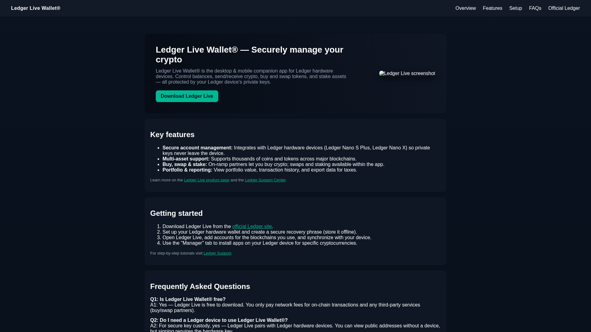 Screenshot of en-us-ledgerwalletlive.pages.dev