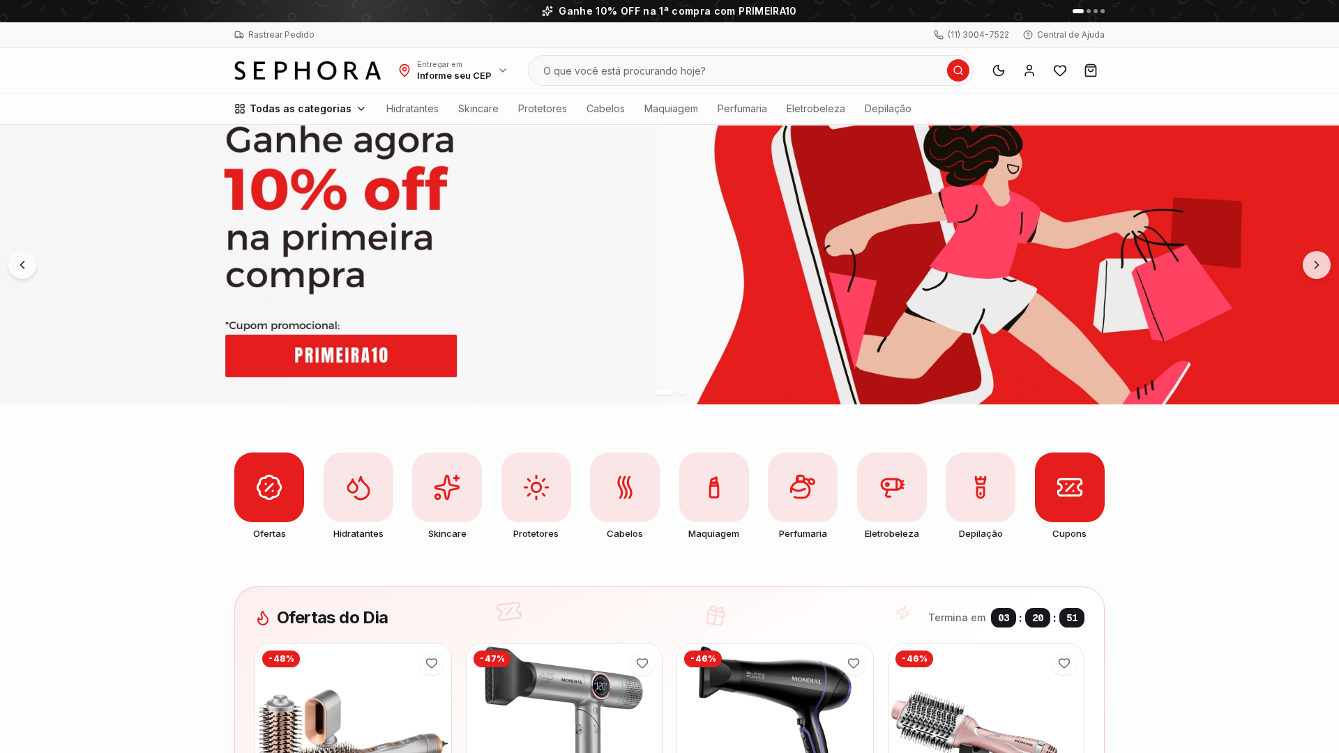 Screenshot of sephora-brazil.shop