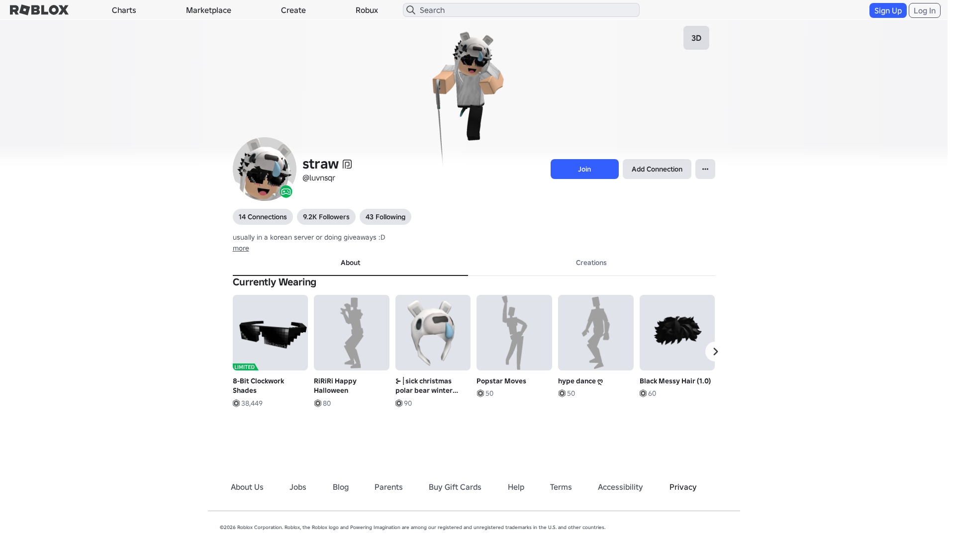 Screenshot of www.roblox.com.ml