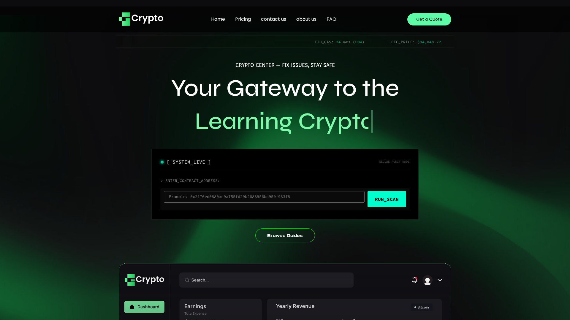 Screenshot of learntosafe.online