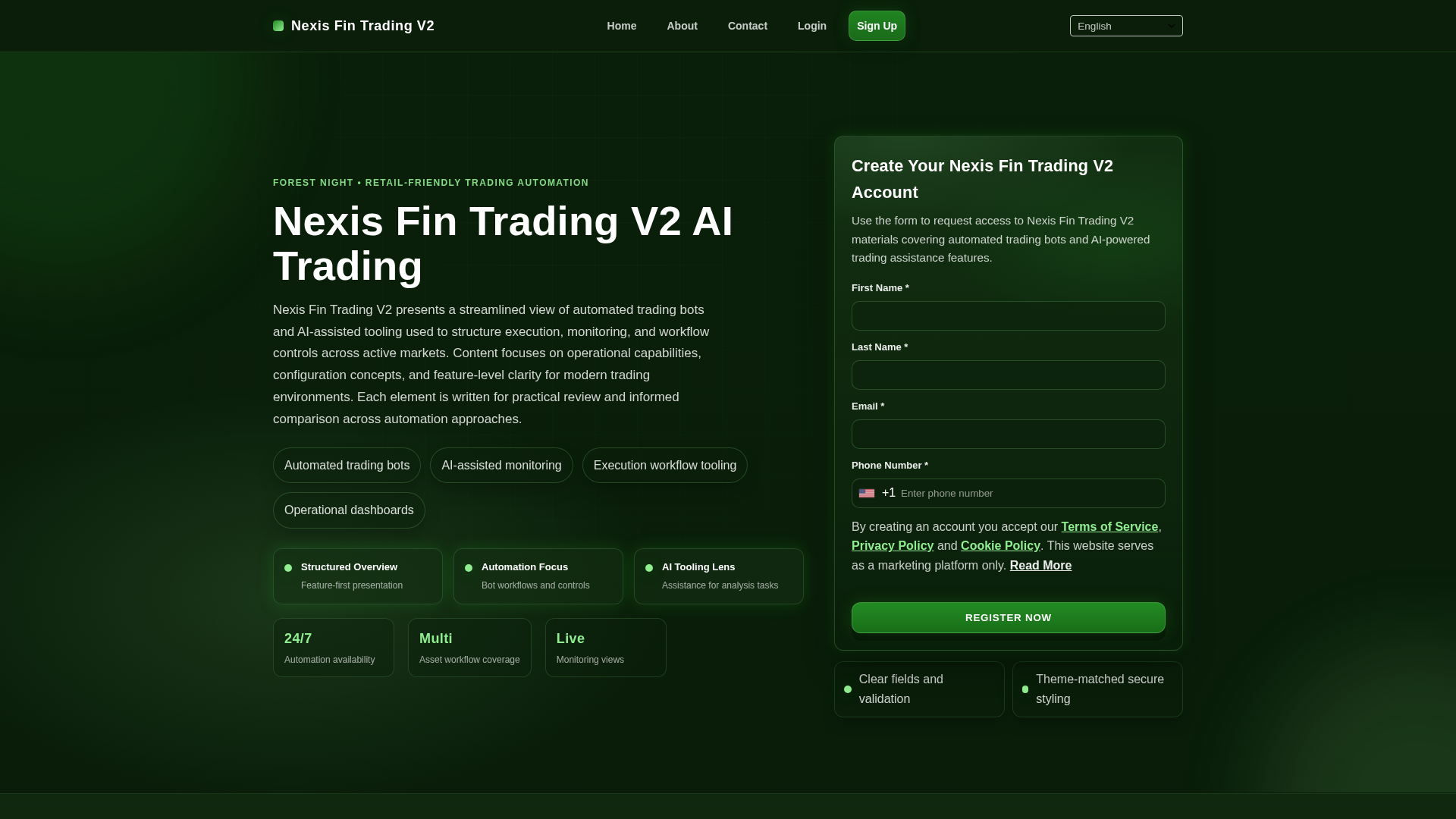 Screenshot of nexisfintrading-appv2.com
