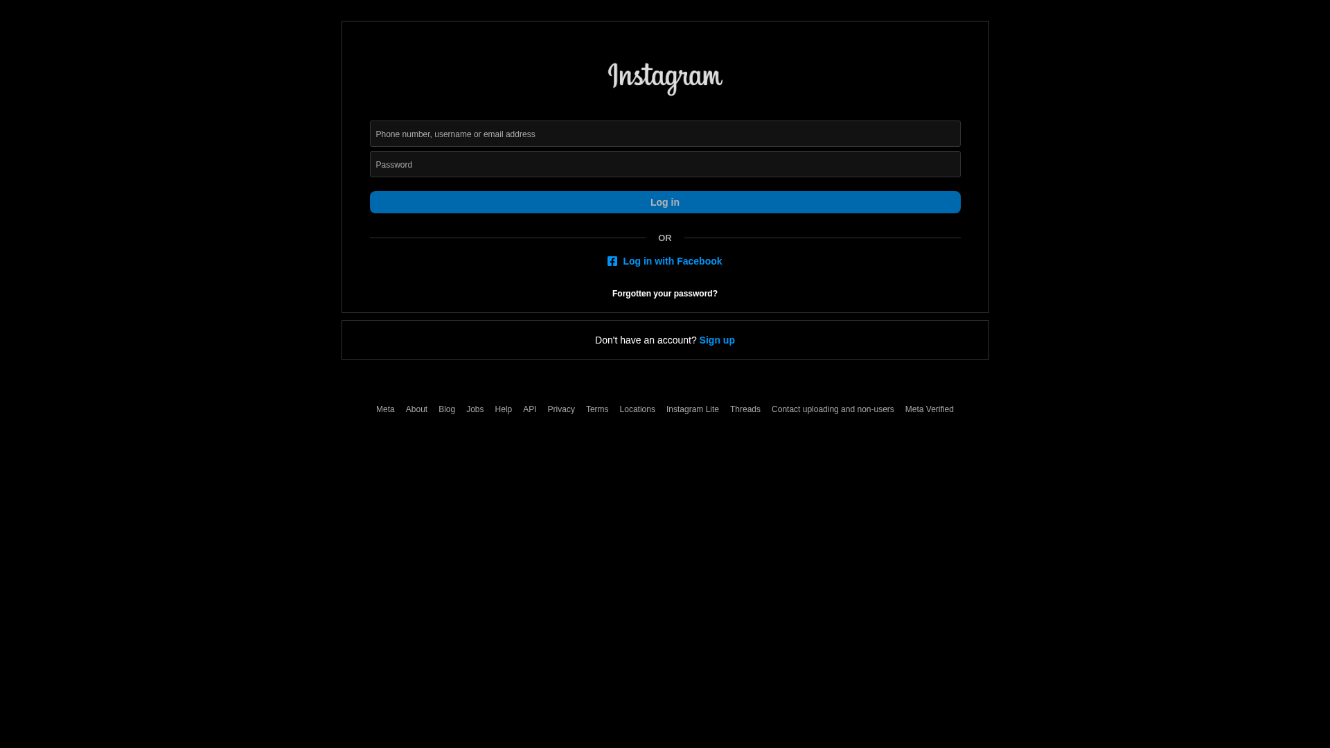 Screenshot of lnstagram.qzz.io