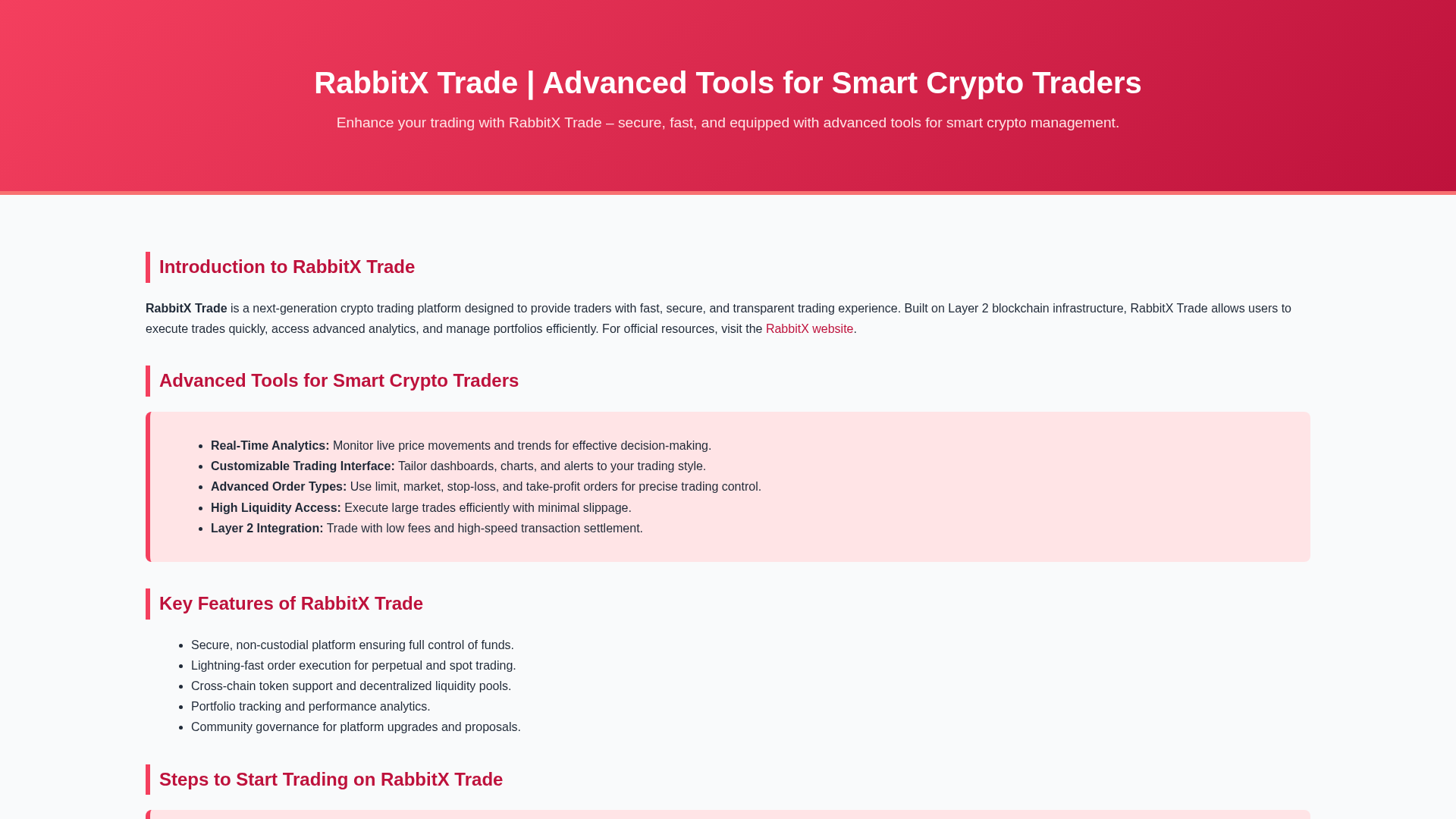 Screenshot of support-auth-rabbitx-trade.pages.dev