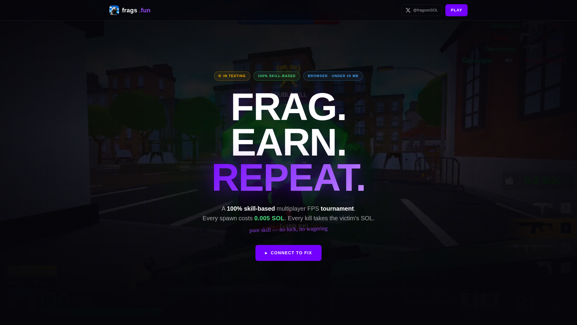 Screenshot of fragfix.pro