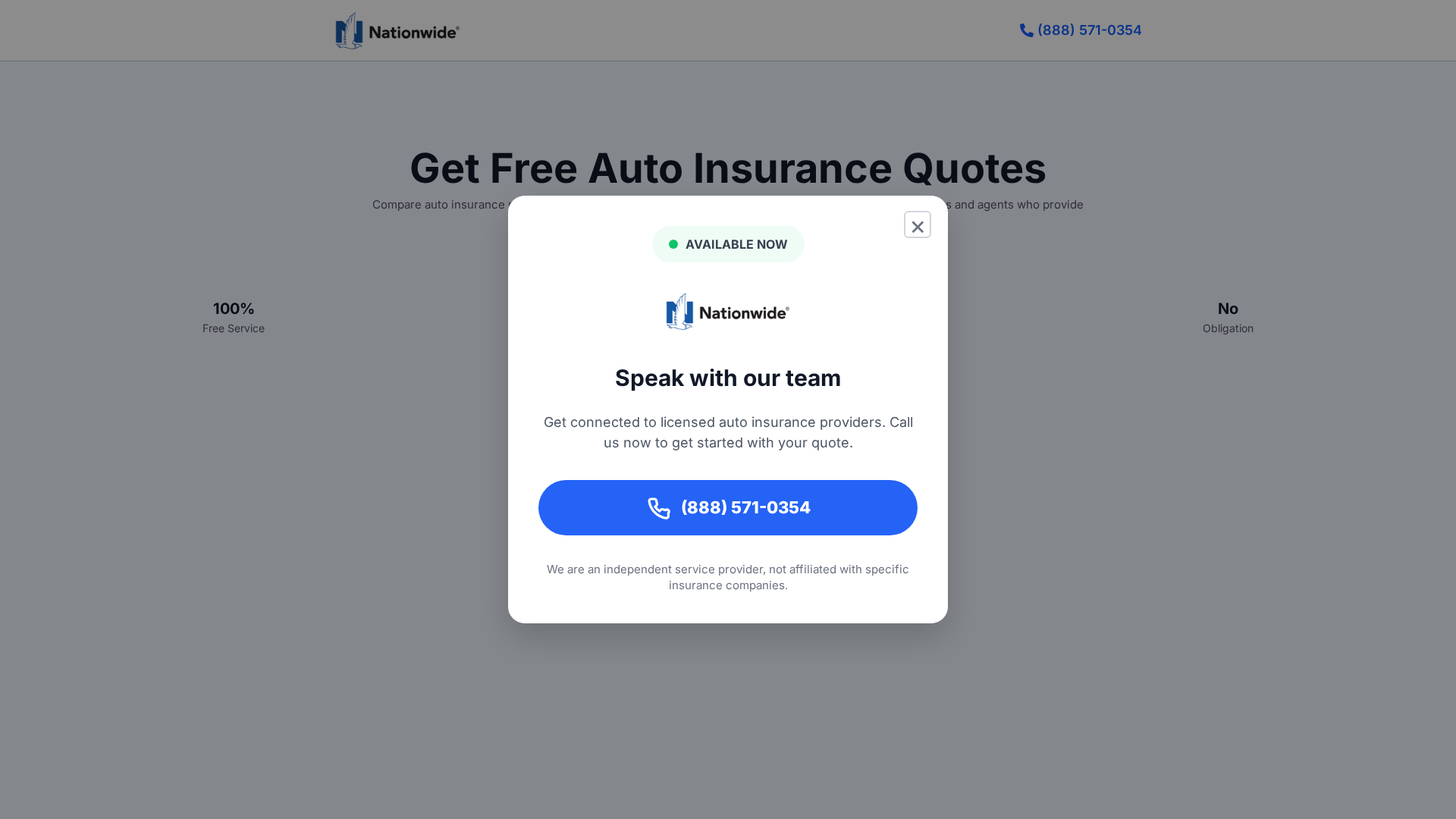 Screenshot of nationwide.get-insurancequotes.online