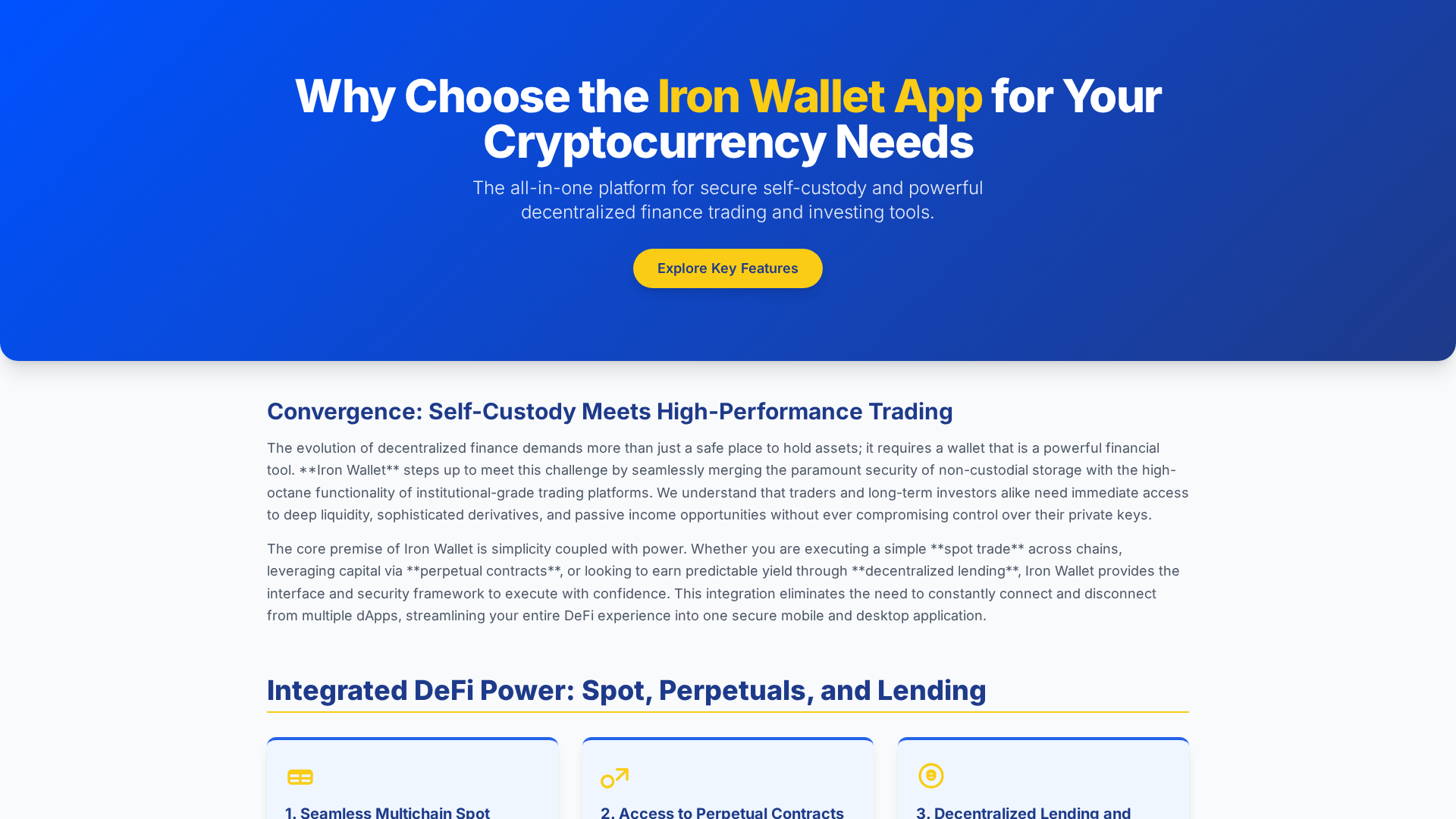 Screenshot of explore-iron-wallet-new.pages.dev