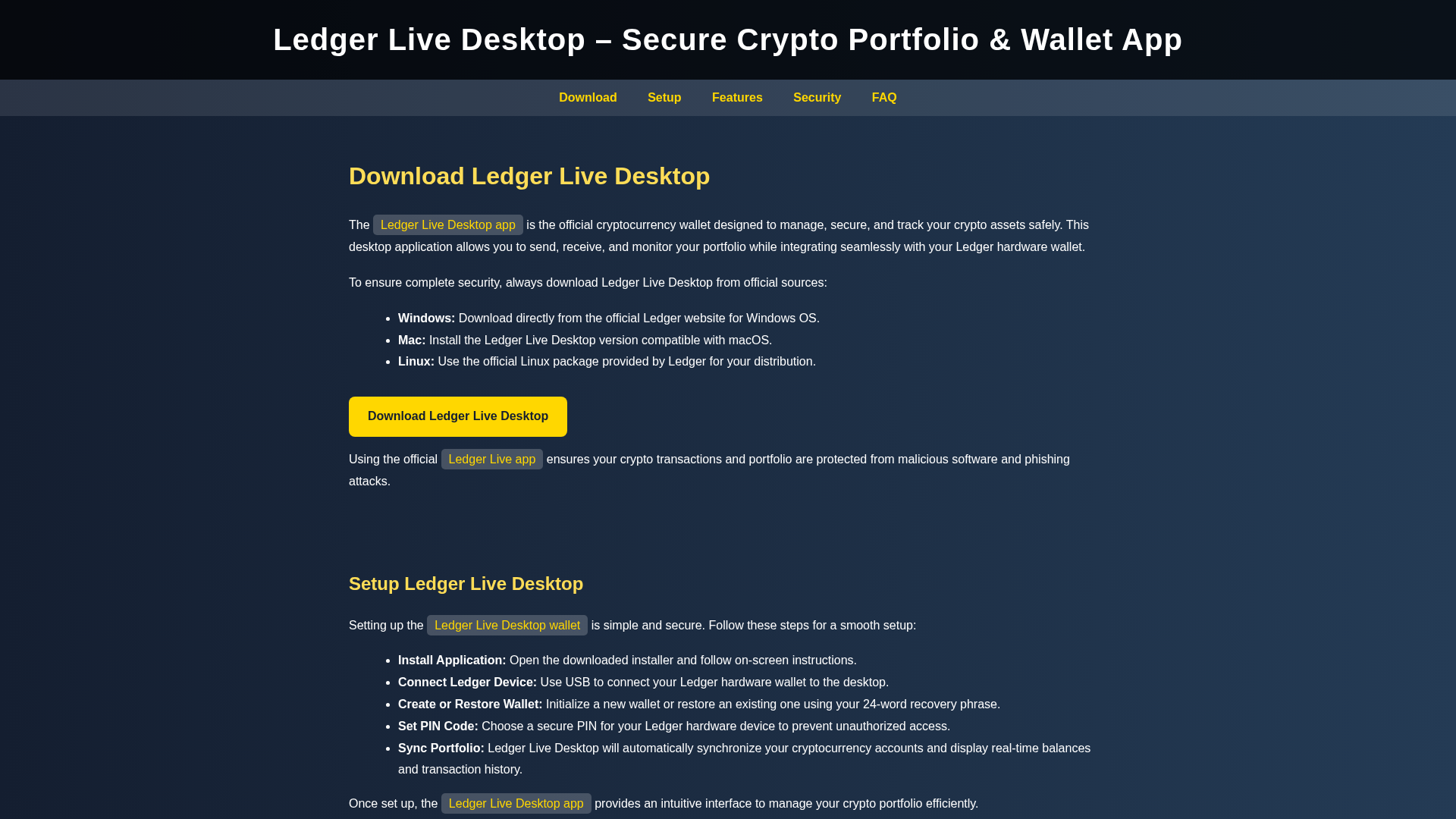 Screenshot of ledger-livedsktop.pages.dev