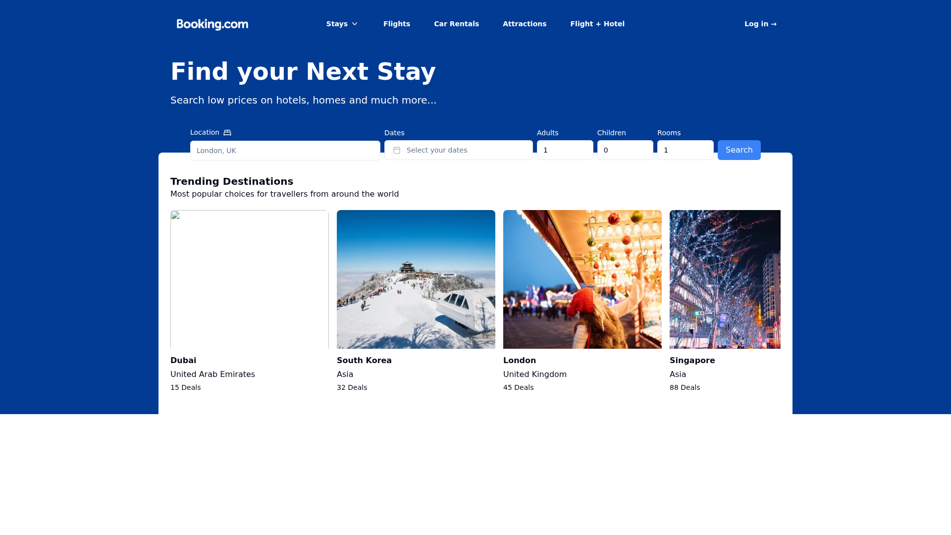 Screenshot of www.booking-clone-ten.vercel.app