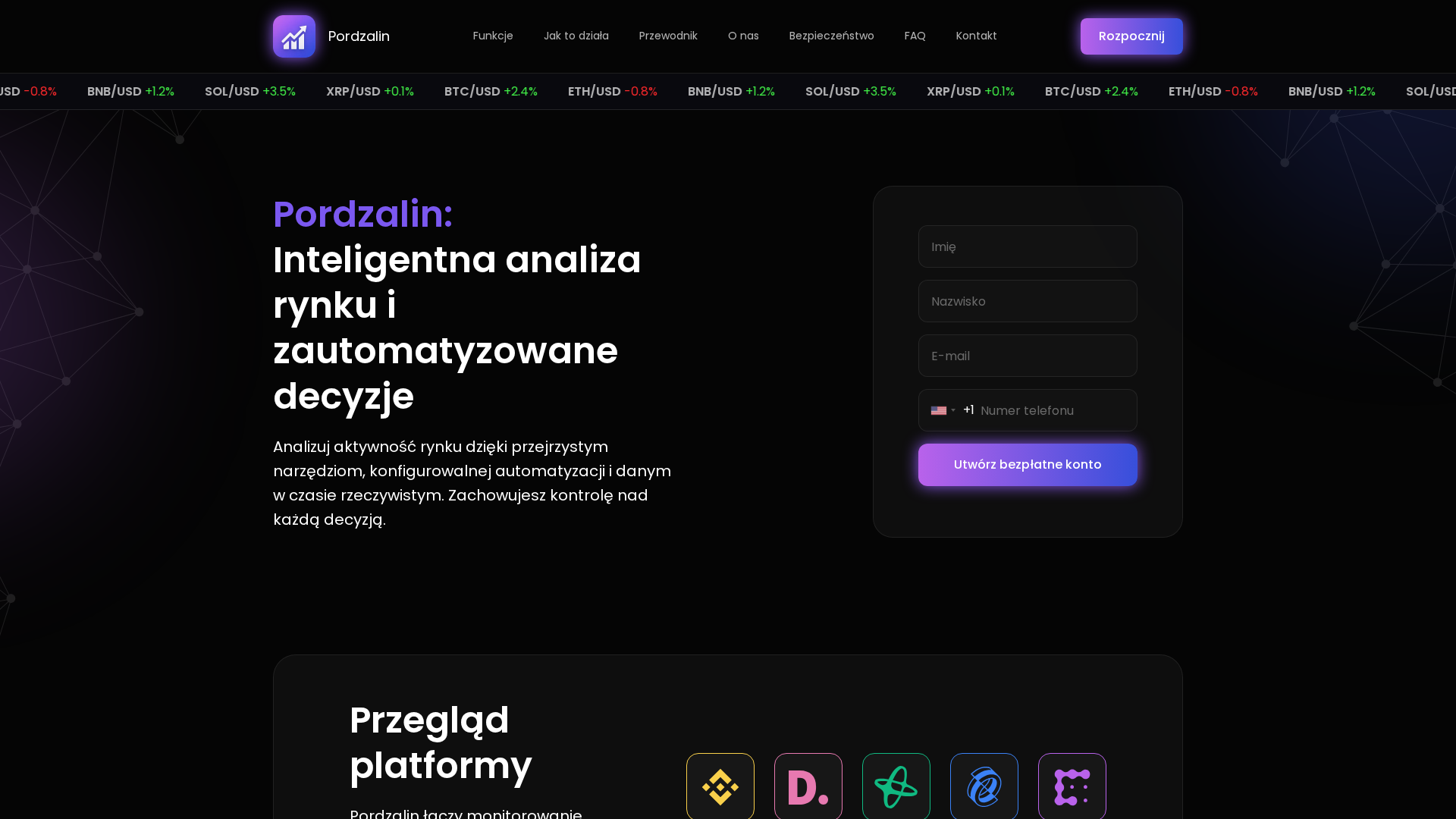 Screenshot of pordzalin.com