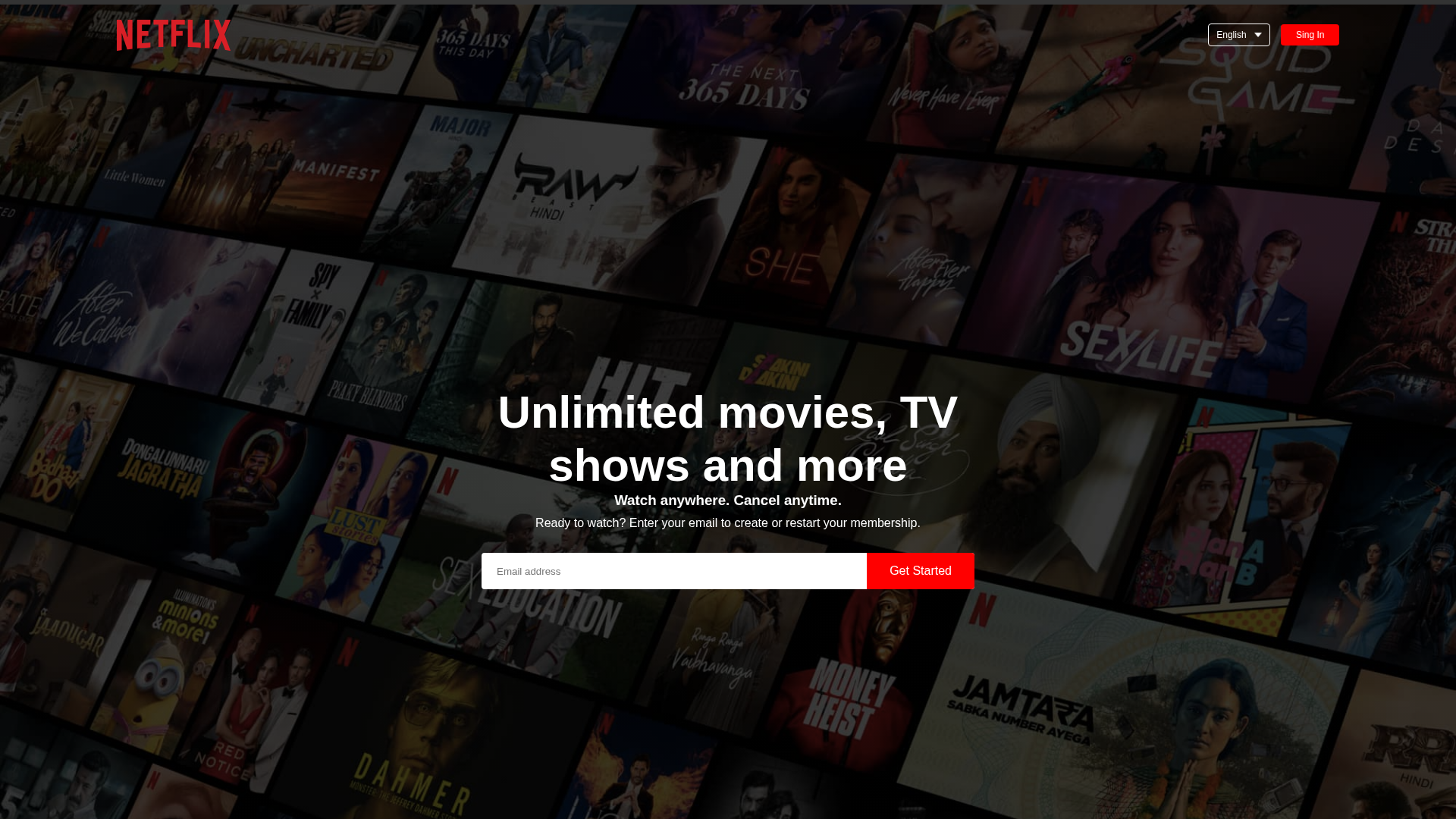 Screenshot of netflix-red-nine.vercel.app