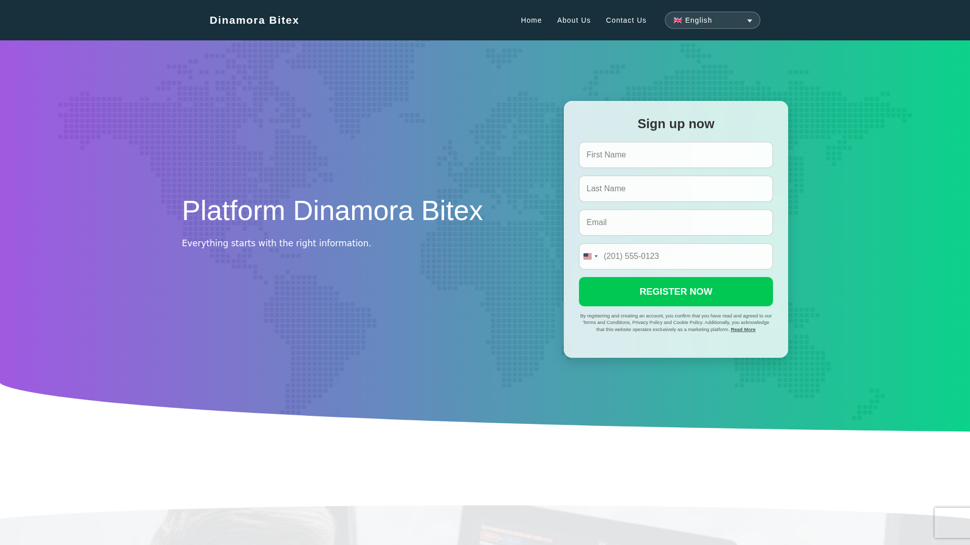 Screenshot of dinamora-bitex.com