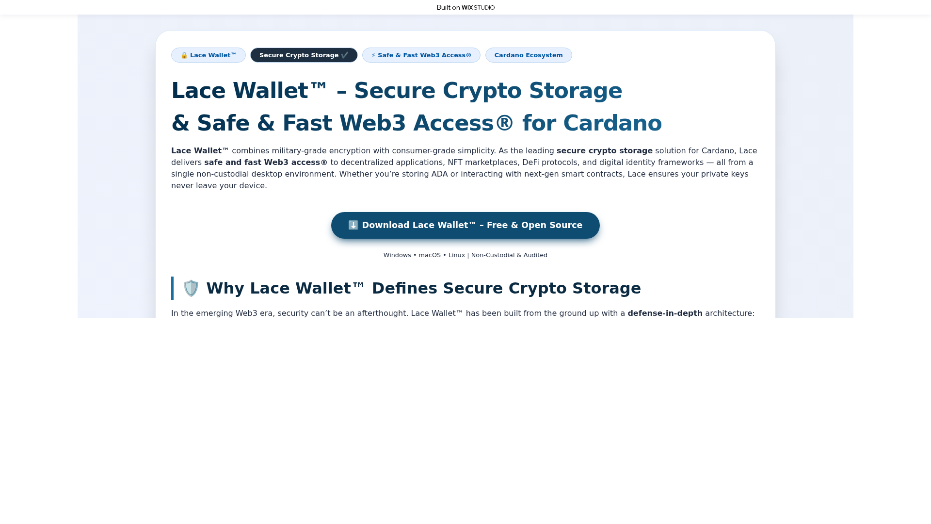 Screenshot of laceapps-extension.wixstudio.com