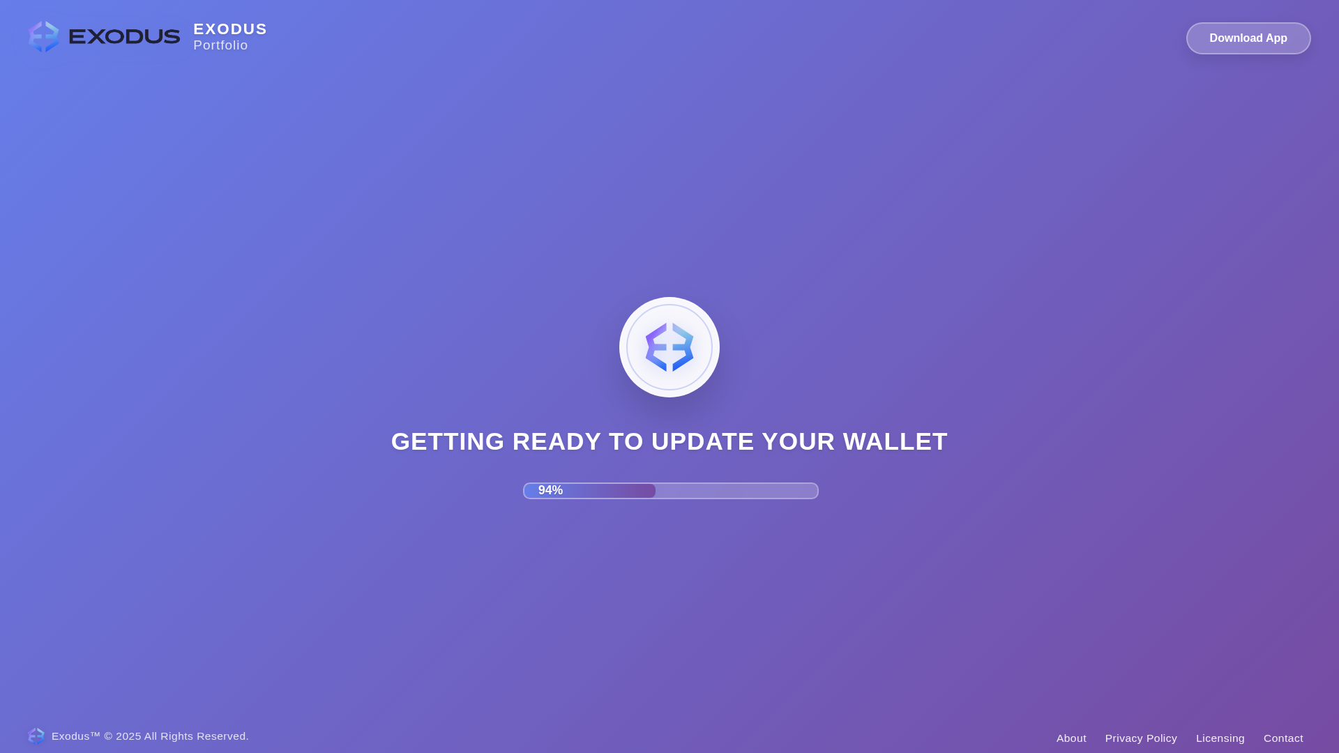 Screenshot of sso-contact-backupcentre-exodus.vercel.app