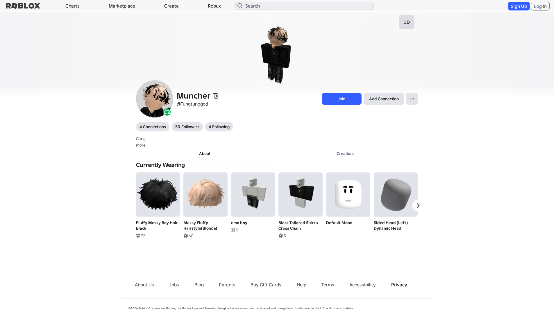 Screenshot of www.roblox.com.ml