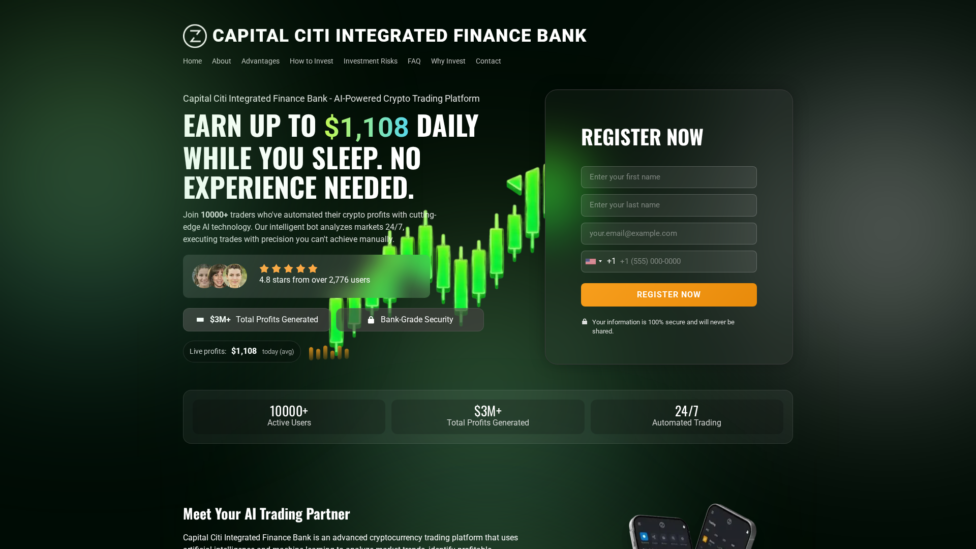 Screenshot of capitalcitiintegratedfinancebank.com