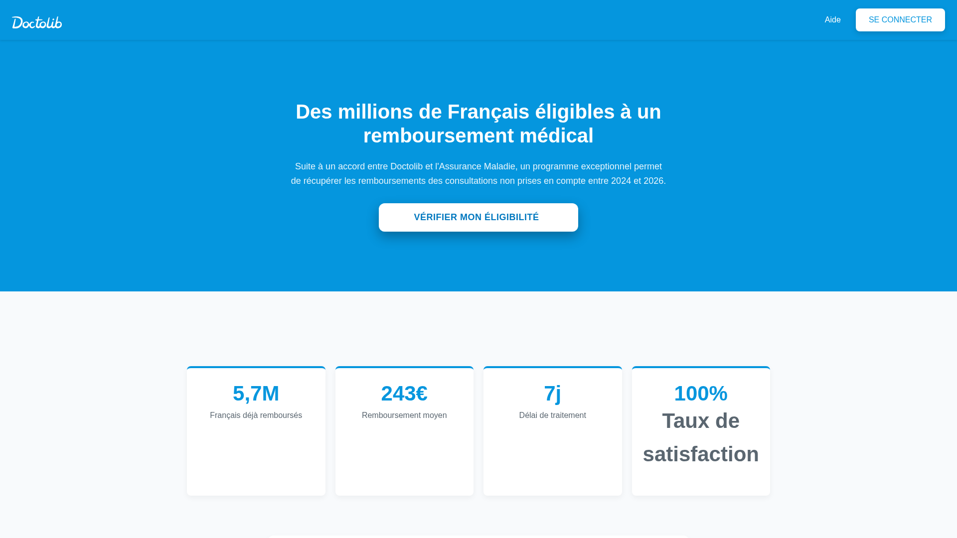 Screenshot of www.vos-remboursement-soin.com