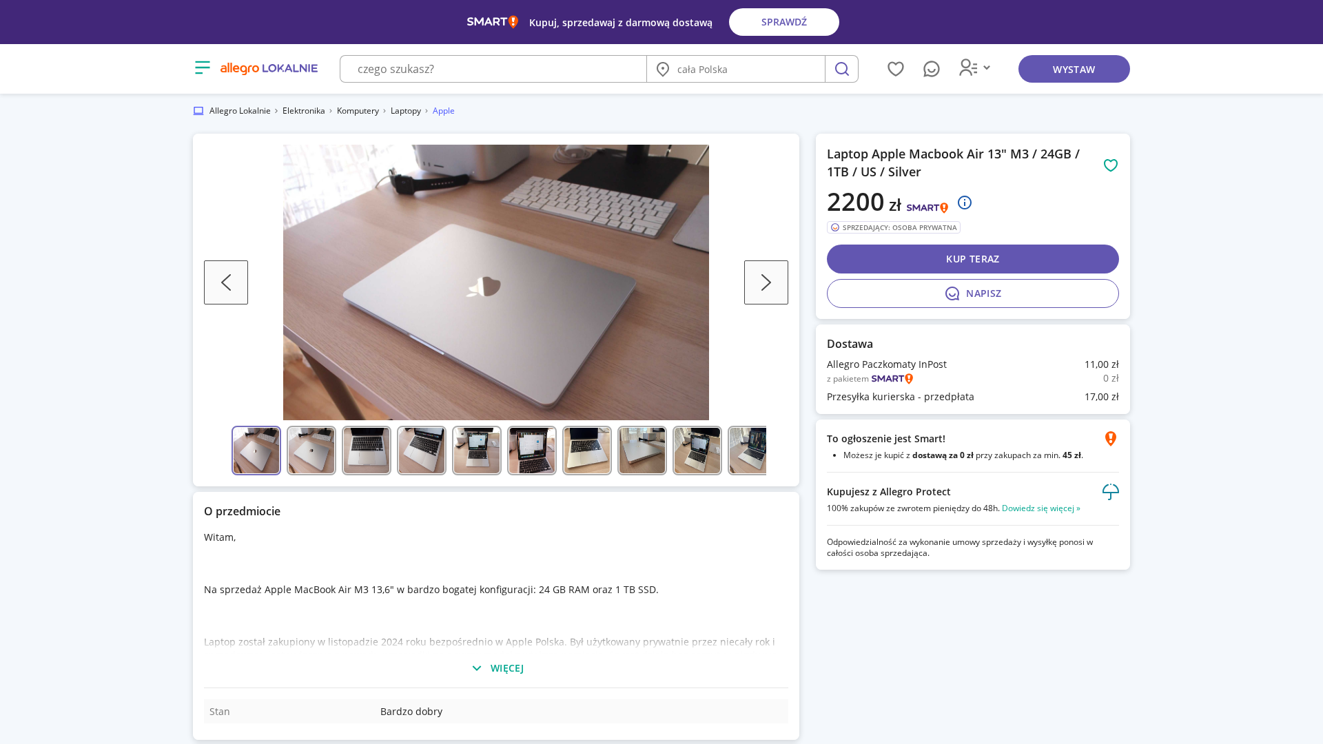 Screenshot of allegrolokalnie.lokalna-ofeta141.sbs