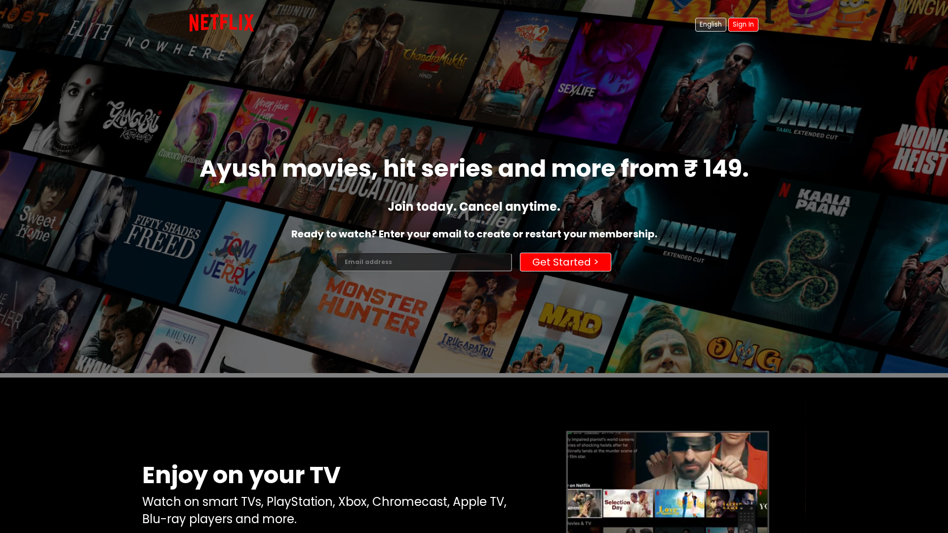 Screenshot of netflixclone-kappa-eight.vercel.app