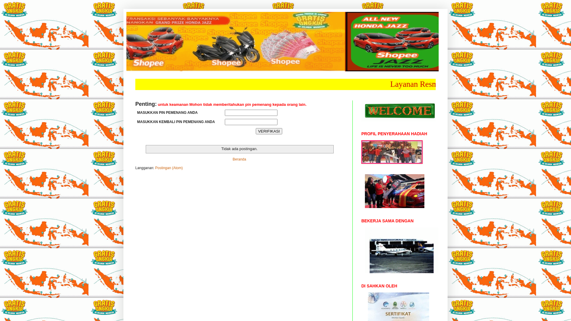 Screenshot of www.ptshopee896.blogspot.com