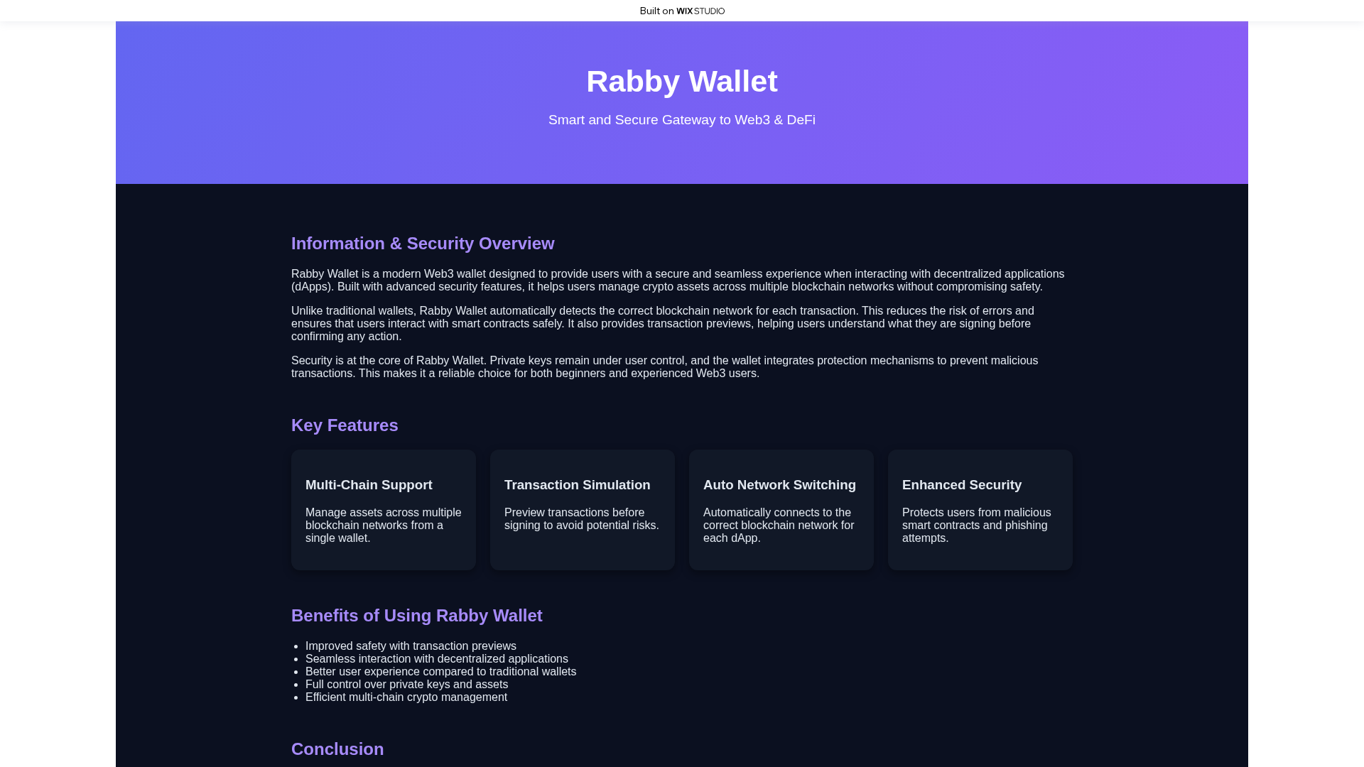 Screenshot of rabey-live.wixstudio.com