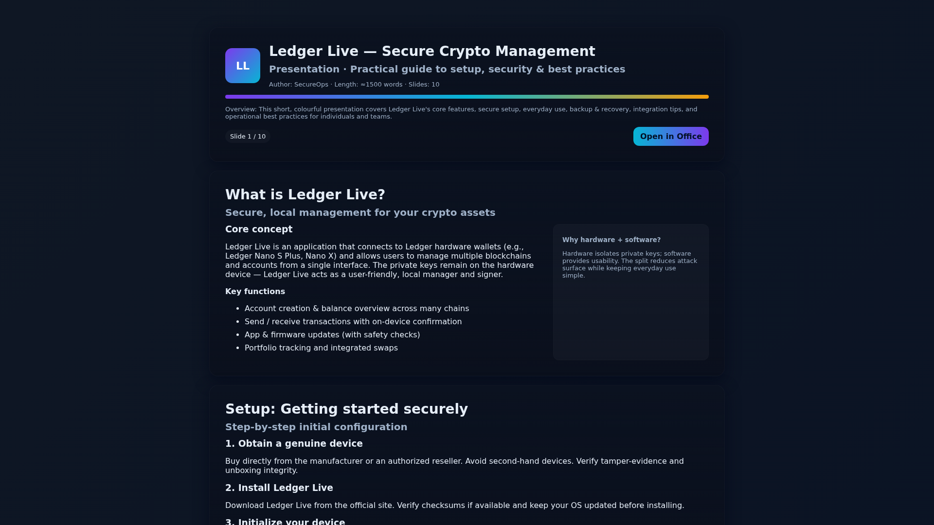 Screenshot of io-ledger-io.pages.dev