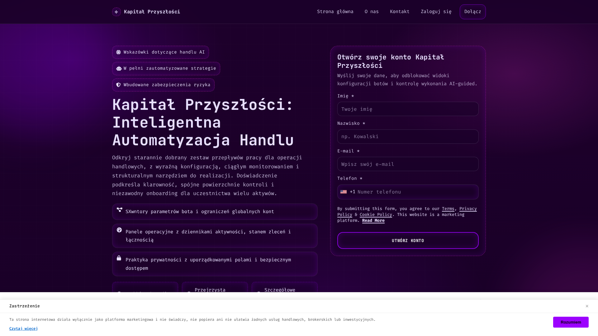 Screenshot of kapitalprzyszlosci.club