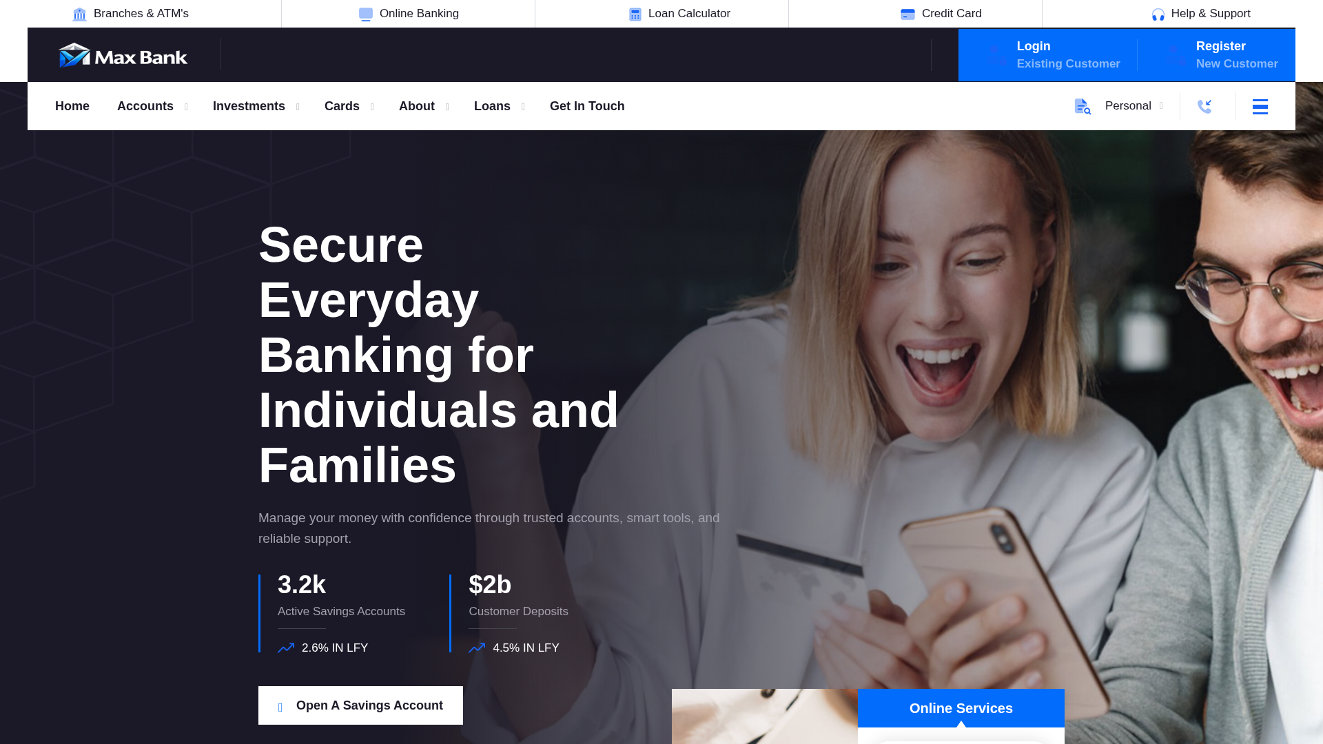 Screenshot of maxb.online