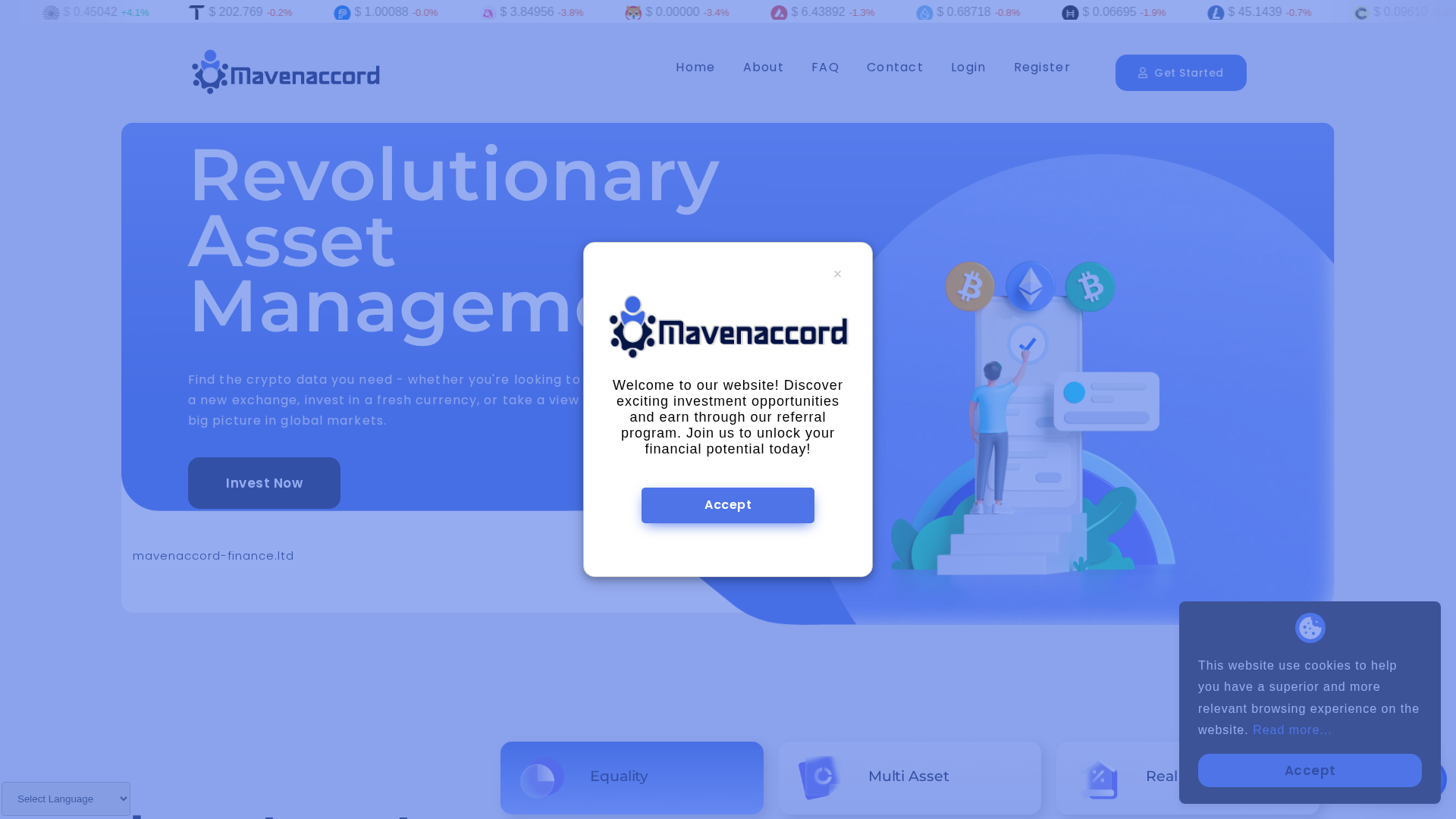 Screenshot of mavenaccord-finance.ltd