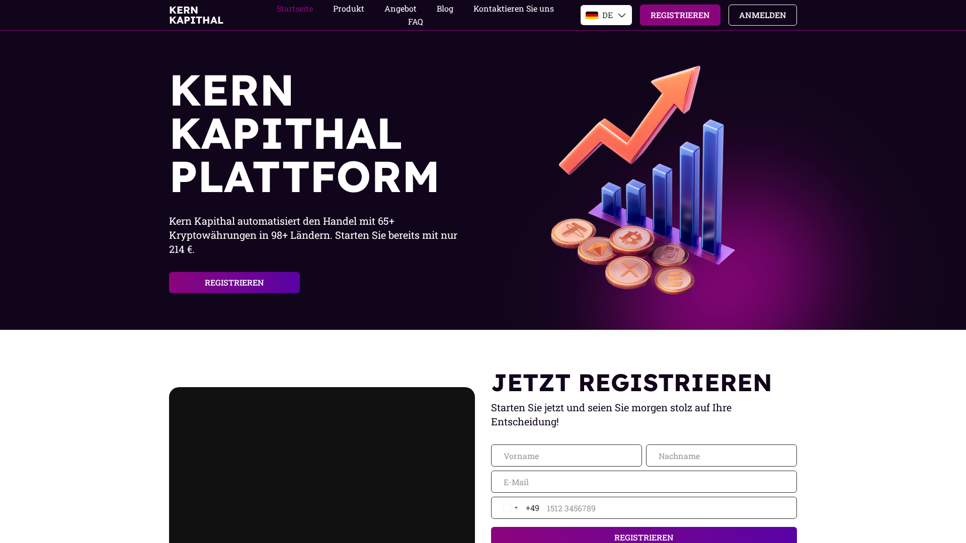 Screenshot of kern-kapithal.com