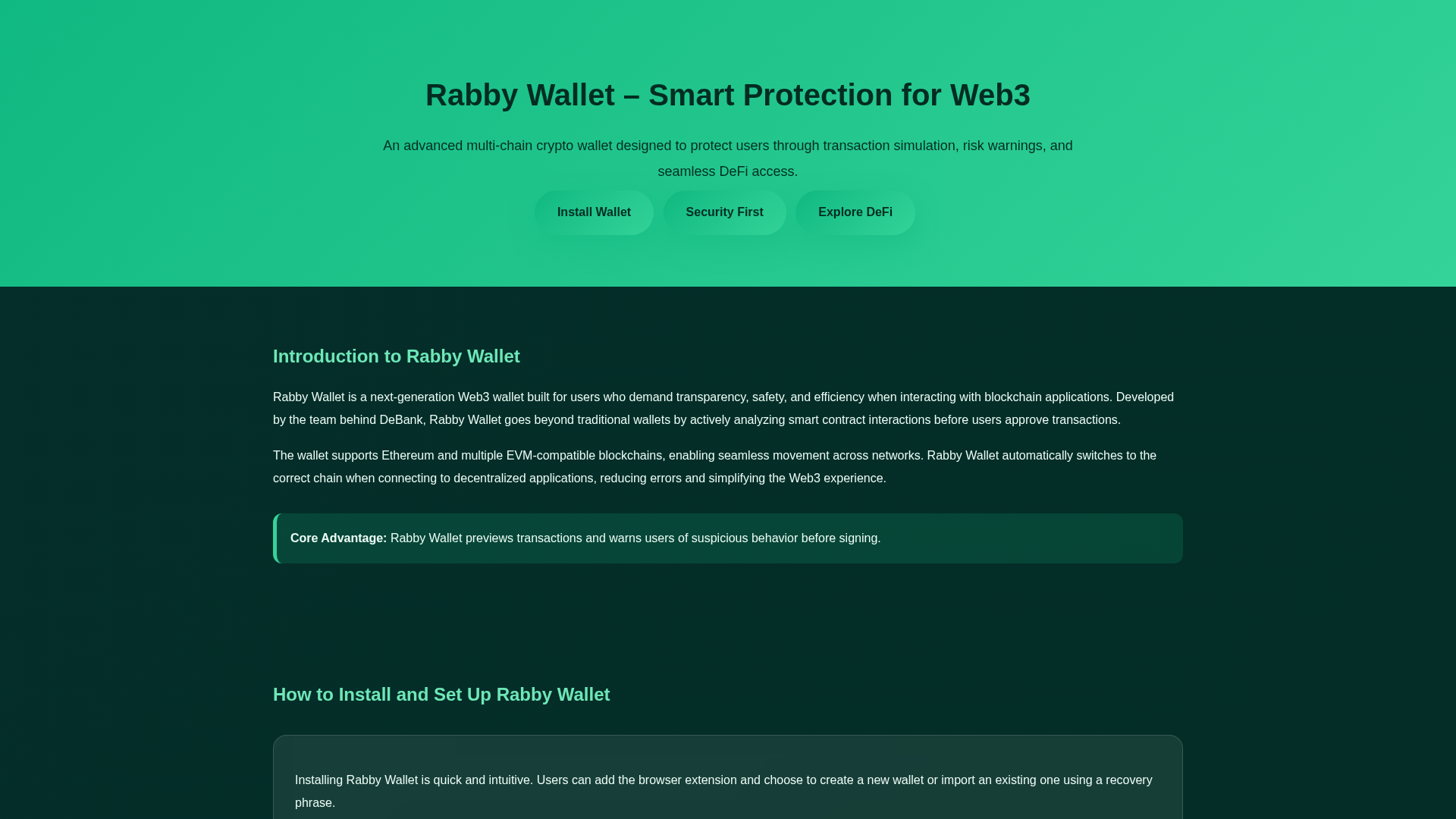 Screenshot of docs-walletrabby.wasmer.app