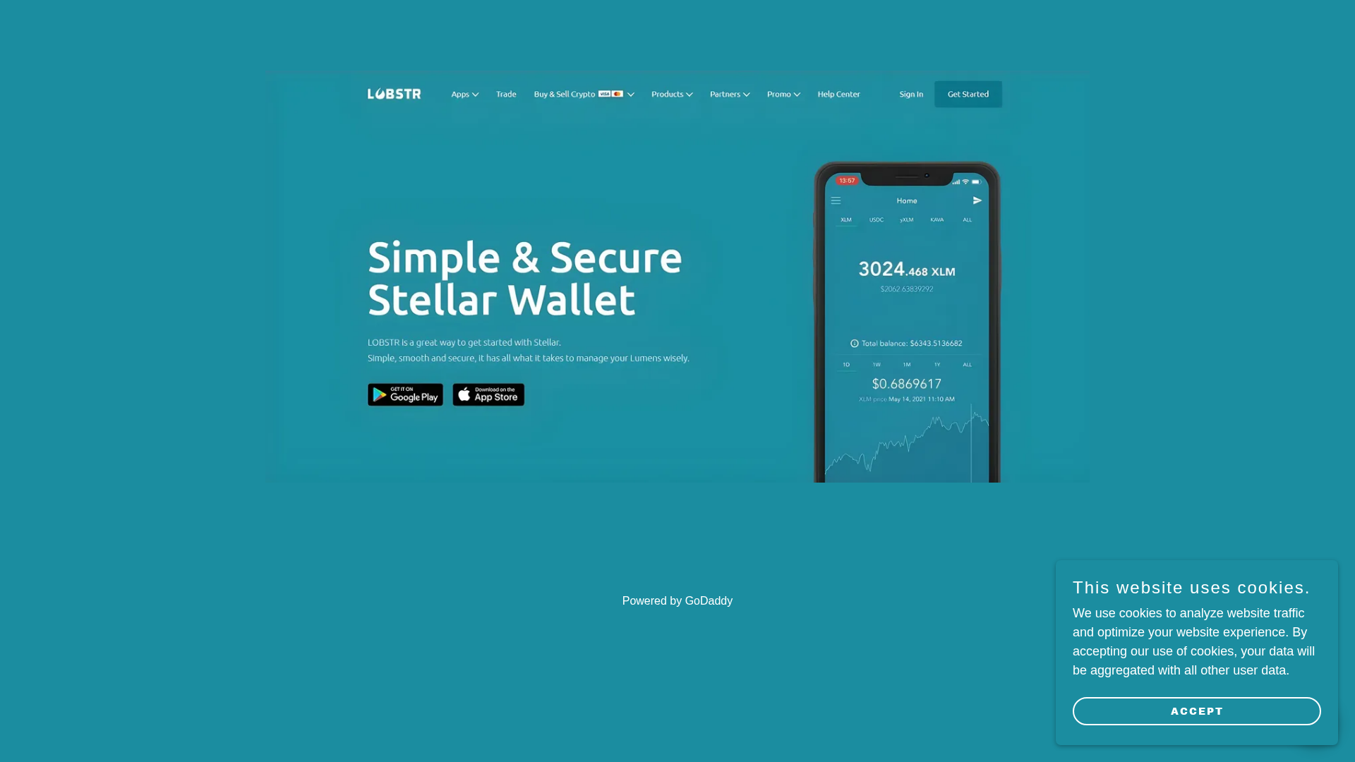 Screenshot of lobstrs-logins.godaddysites.com