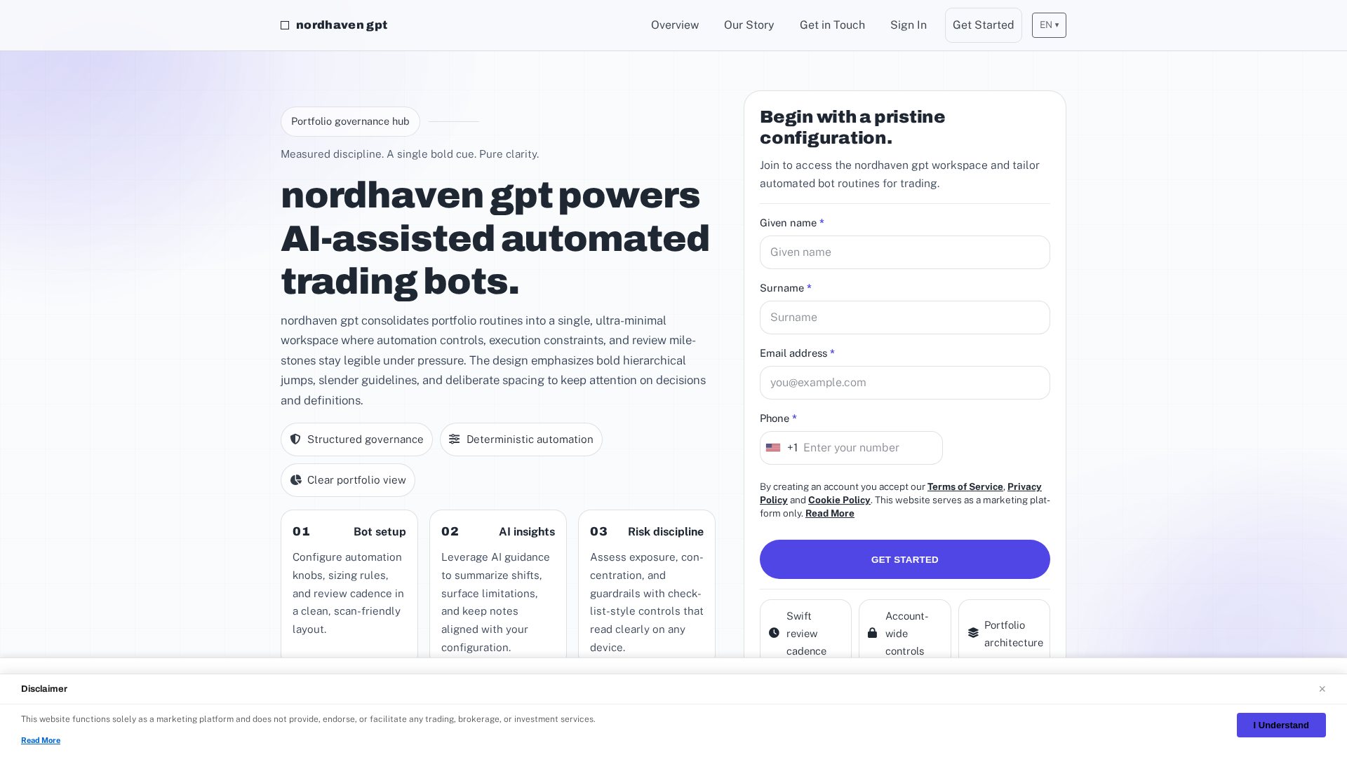 Screenshot of nordhavengpt.digital