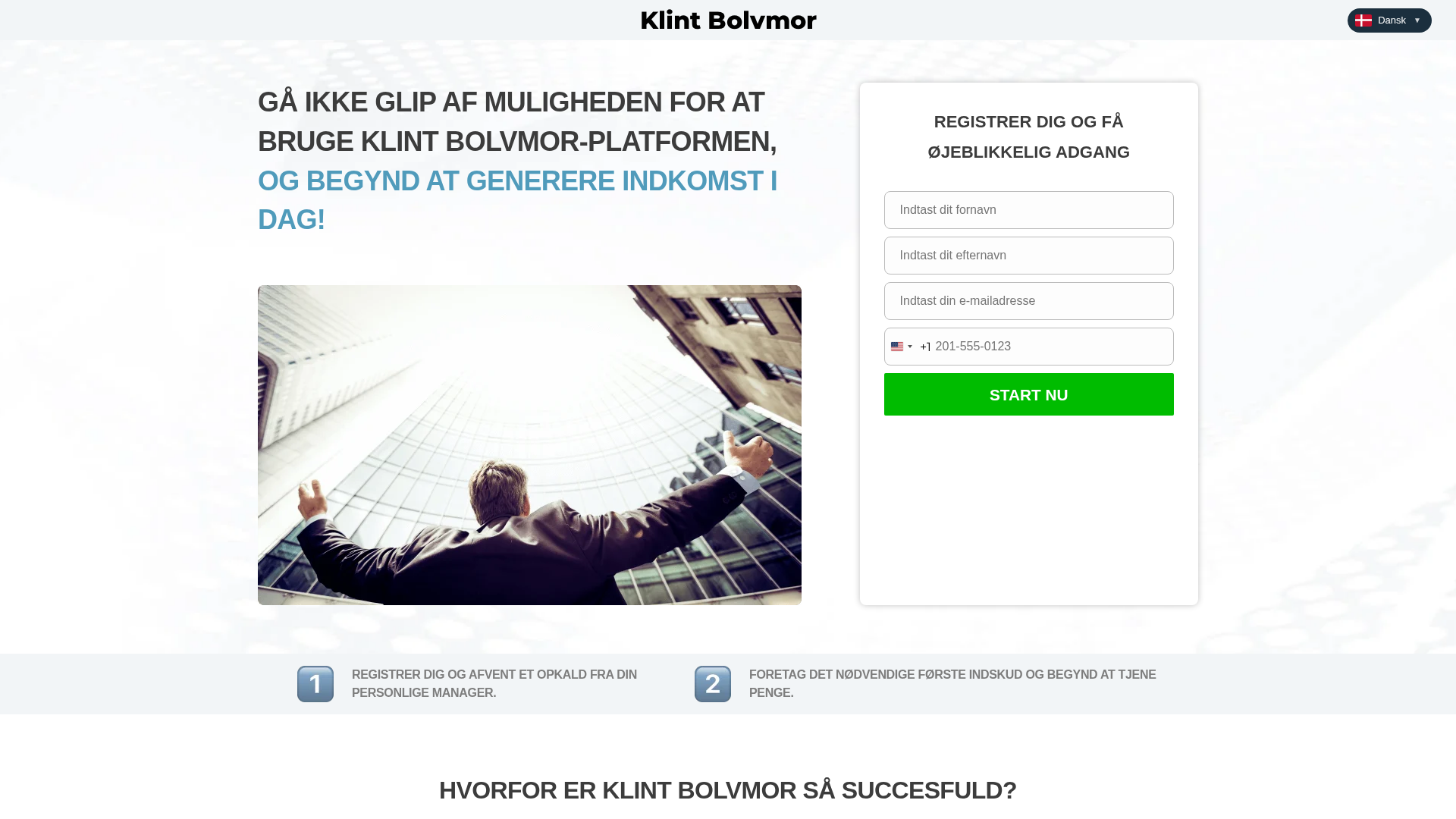 Screenshot of klintbolvmor-dk.live