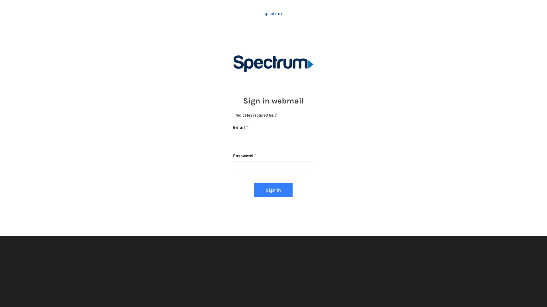 Screenshot of speectrummailreal.weebly.com