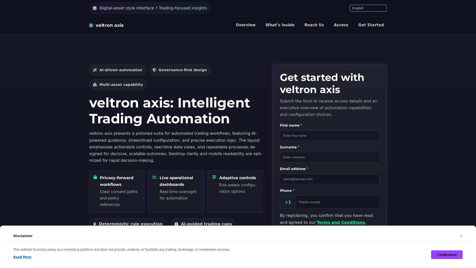 Screenshot of veltronaxis.click