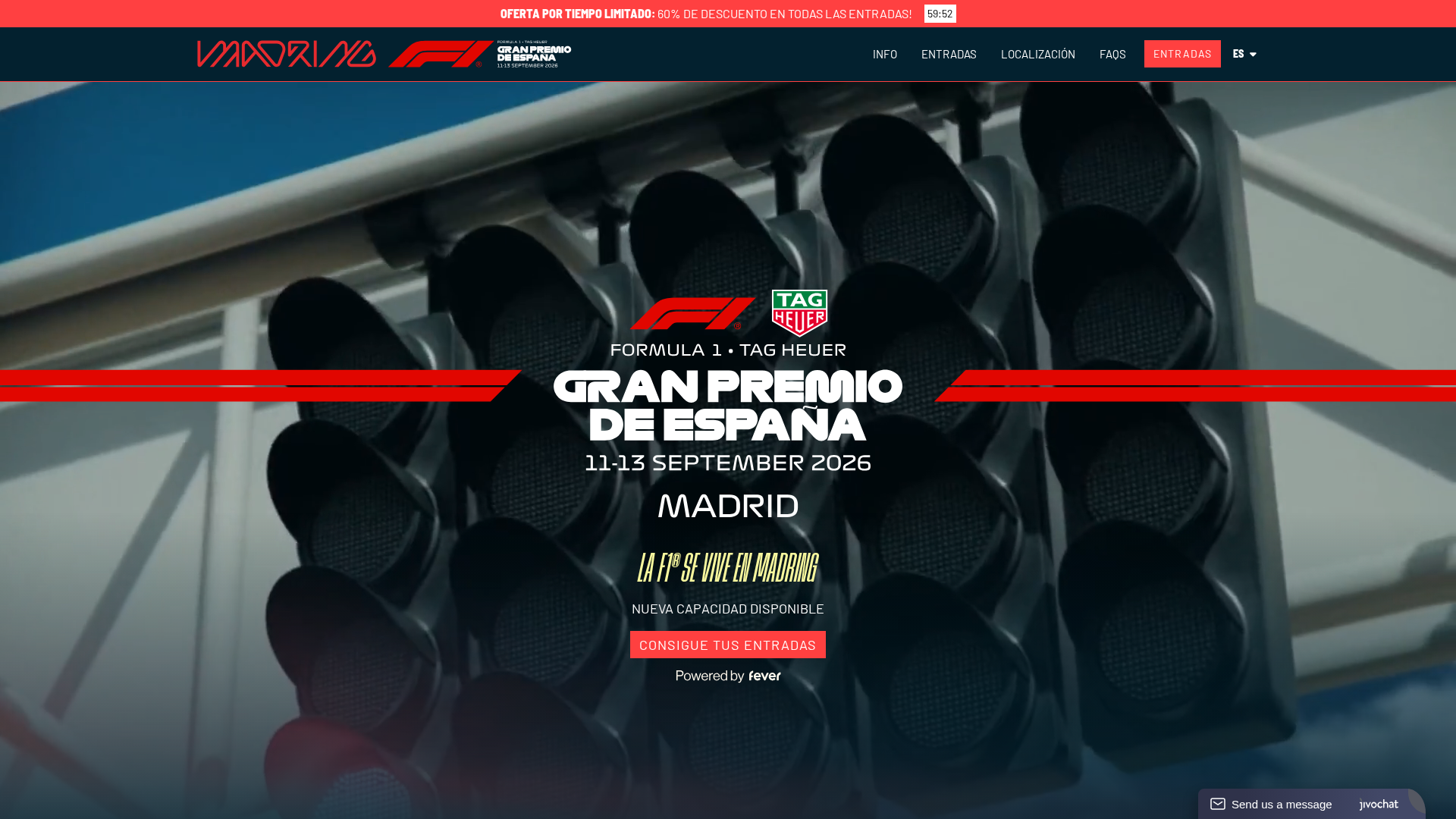 Screenshot of f1-ticket-spain.com