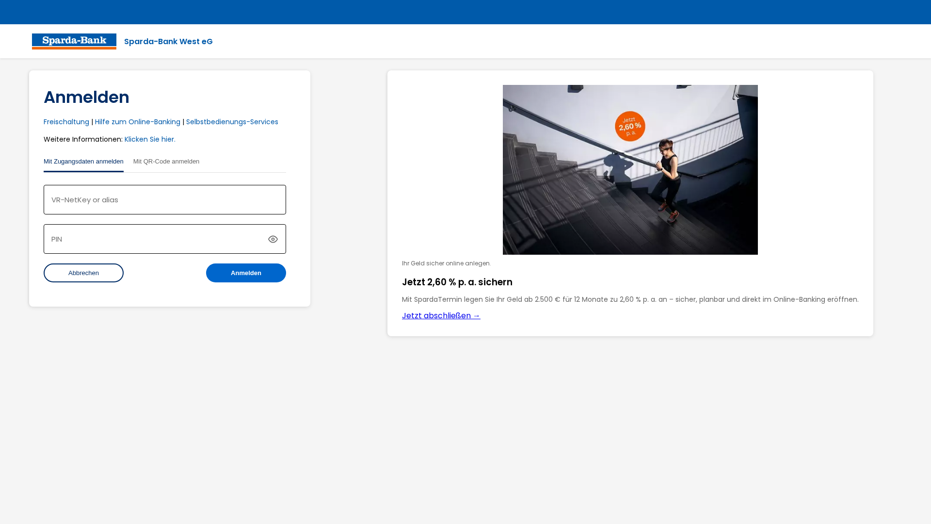Screenshot of spardabank-ident.com