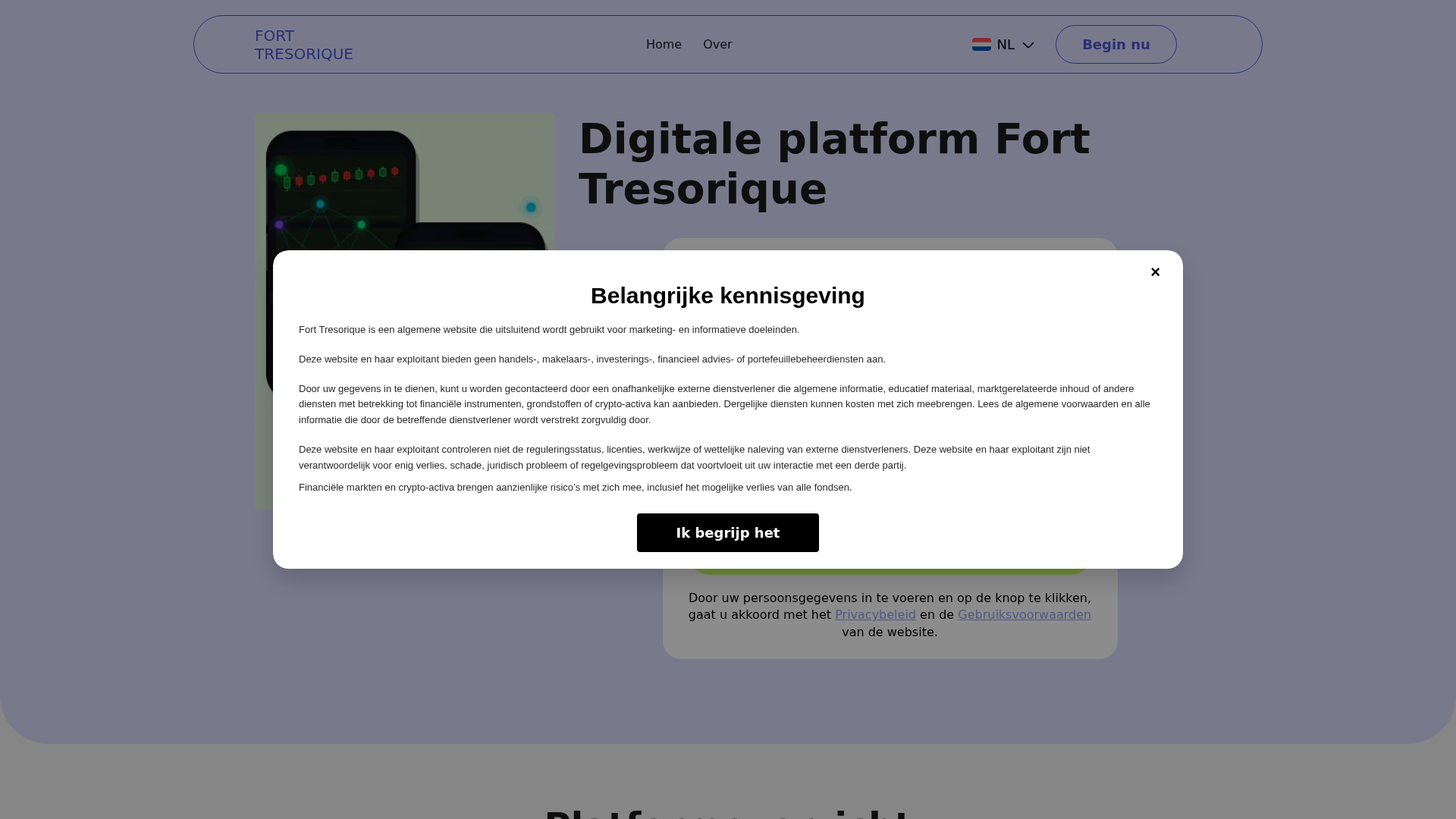 Screenshot of forttresorique-ai-nl.com