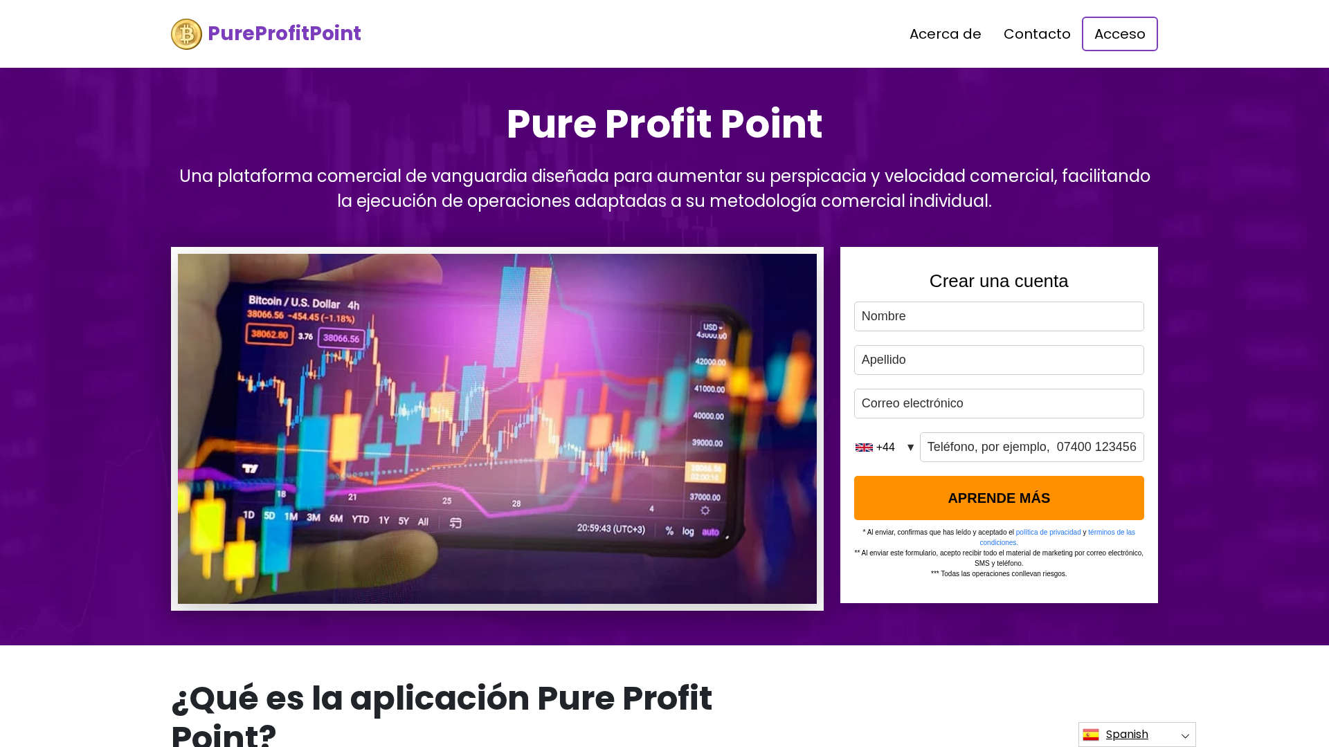 Screenshot of pure-profit-point.com