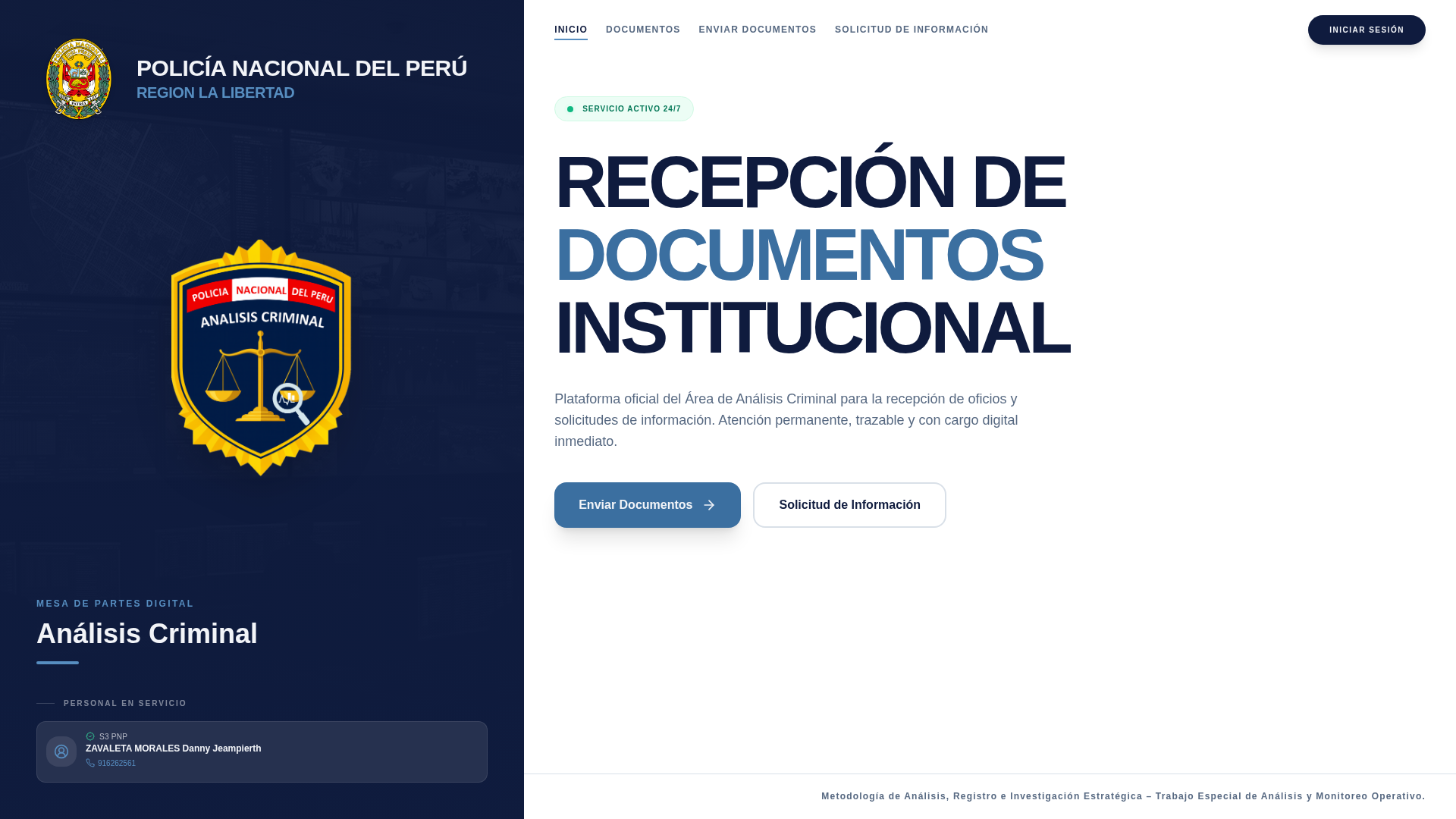Screenshot of criminalanalis.com