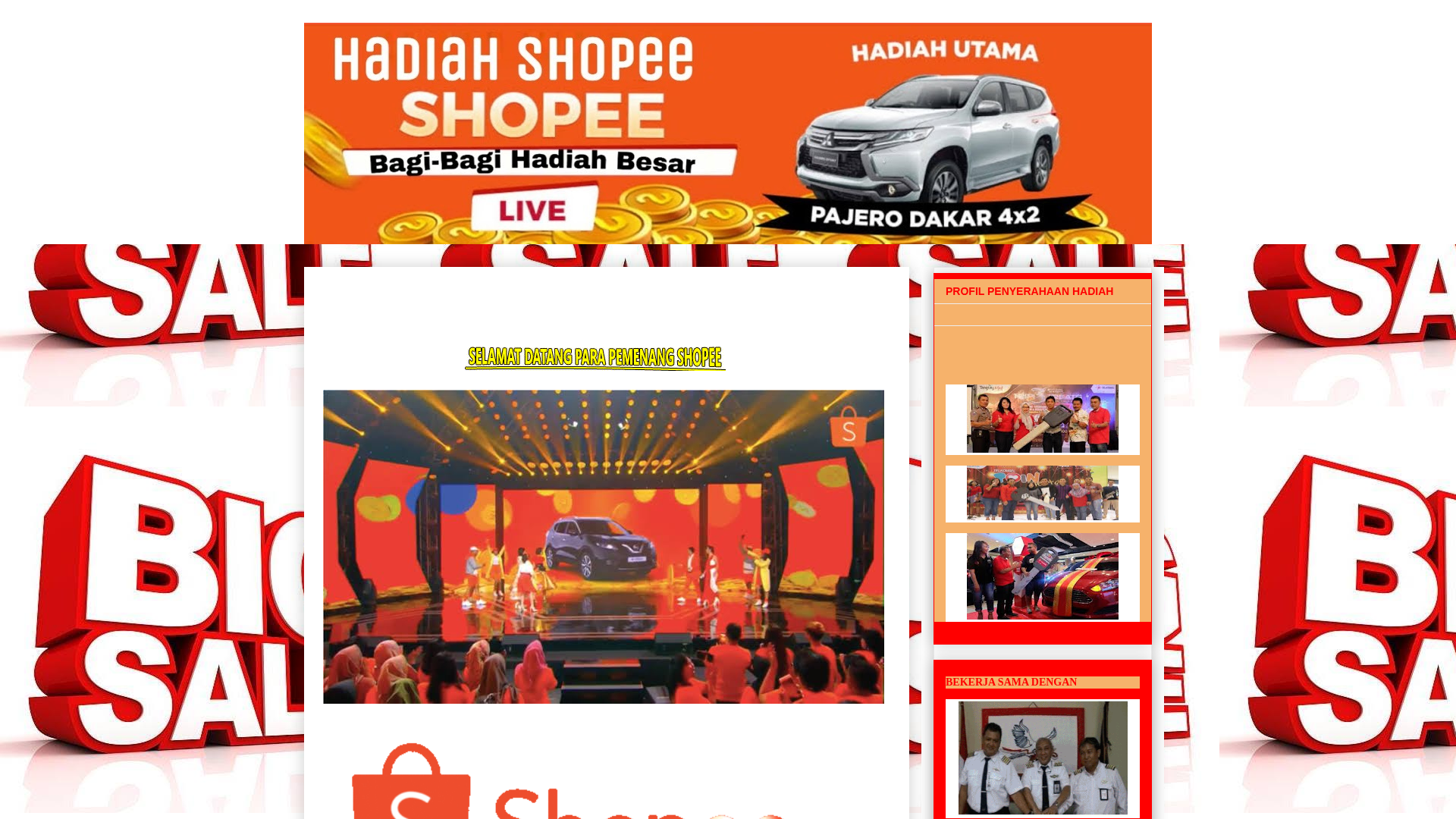 Screenshot of shopeejkt-227.blogspot.com
