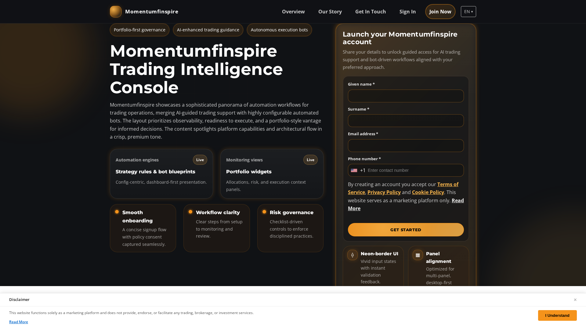 Screenshot of momentumfinspire.pro