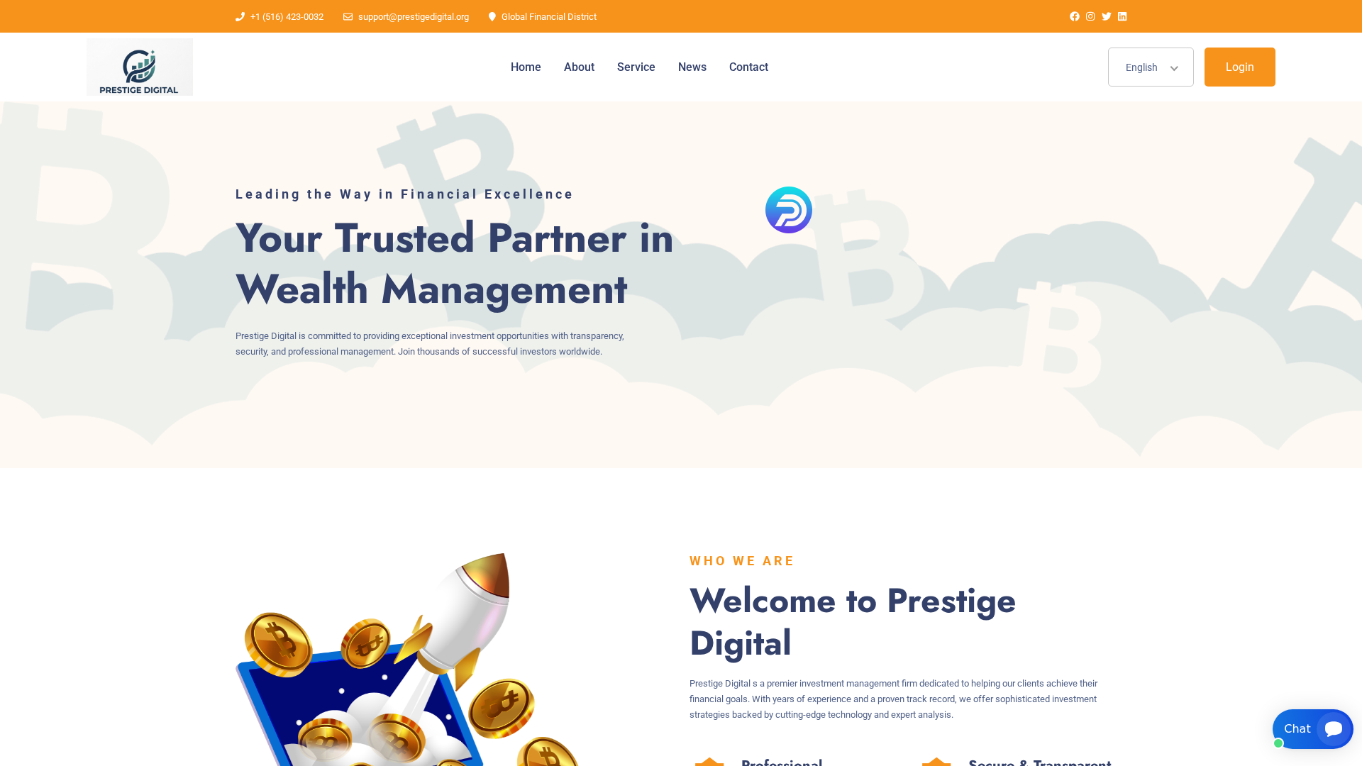 Screenshot of prestigedigital.org