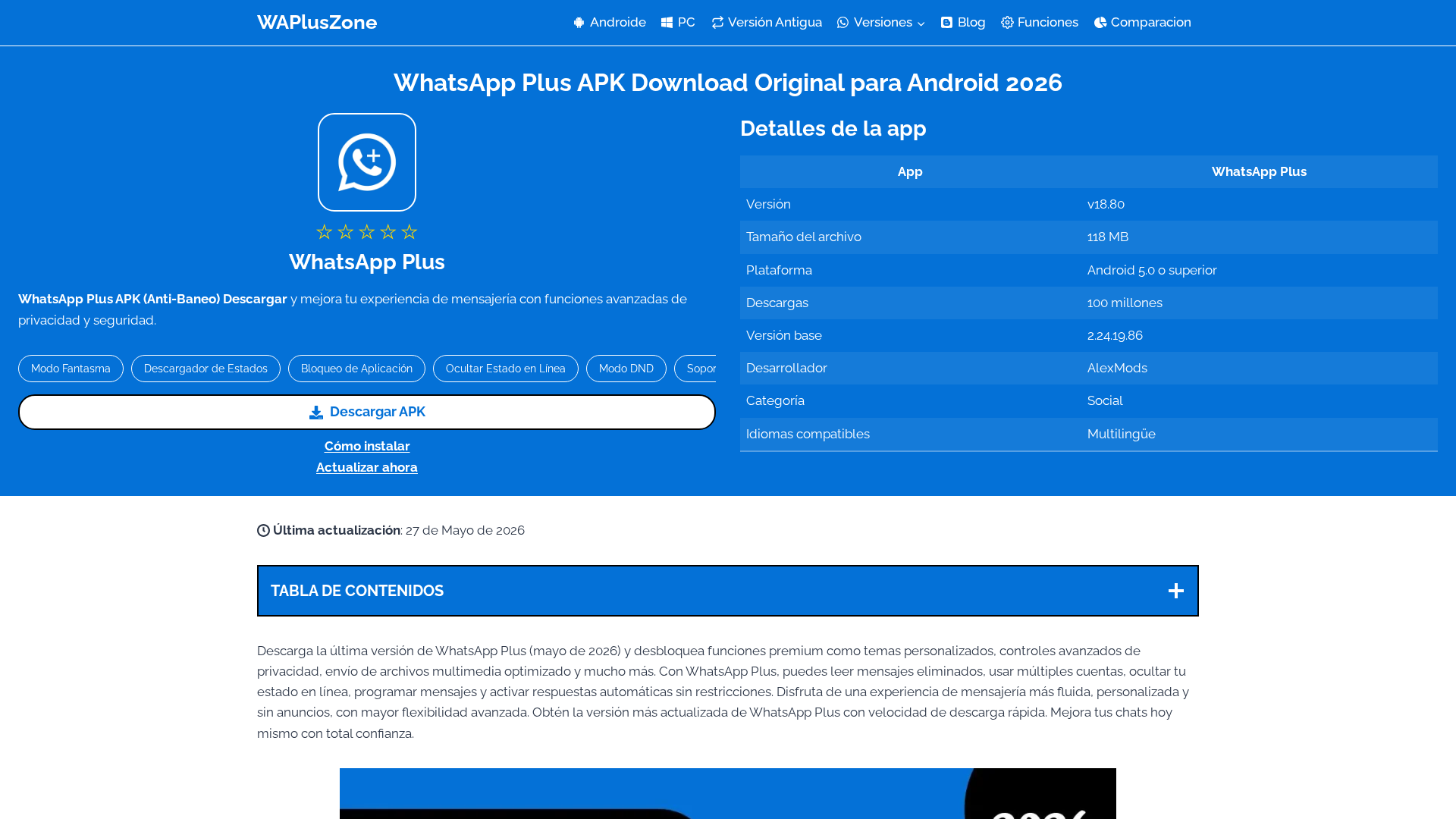 Screenshot of www.wapluszone.com