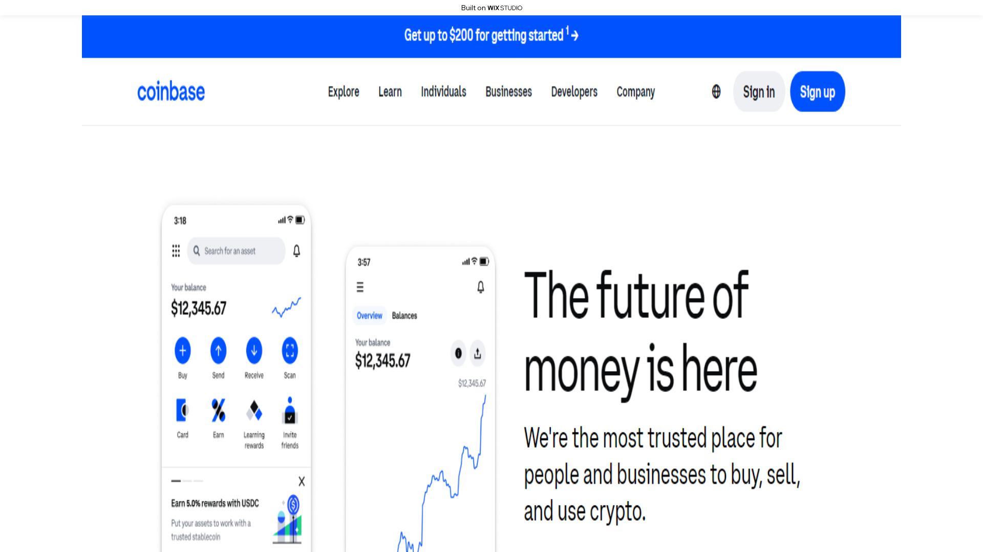 Screenshot of sing-in-base.wixstudio.com