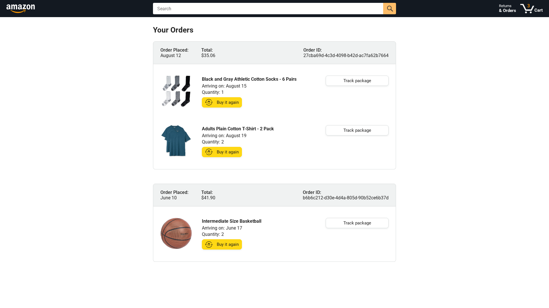 Screenshot of amazon-web-inspired.vercel.app