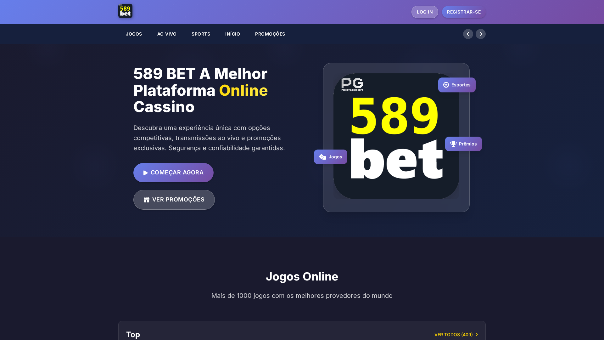 Screenshot of 589bet.org