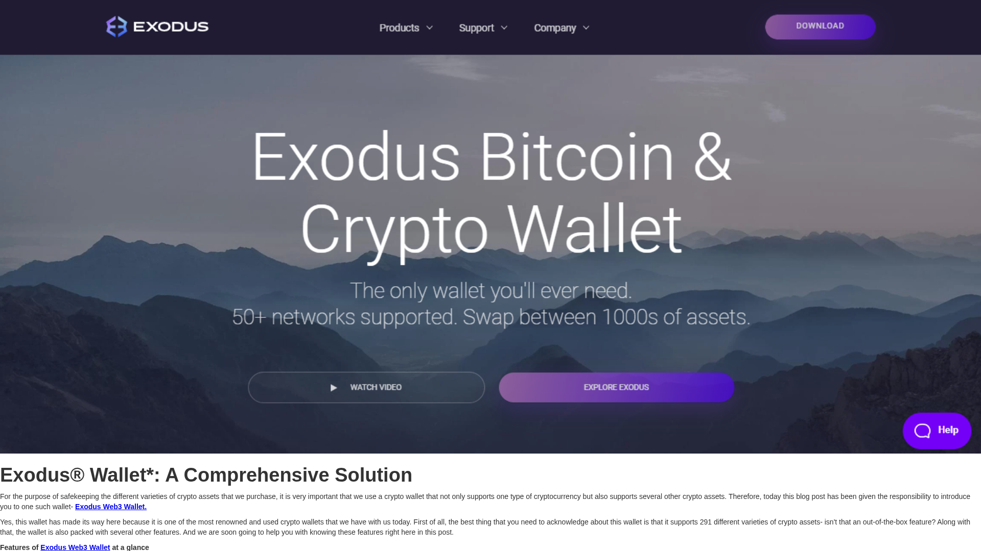 Screenshot of exudosdfsd3walet.webflow.io